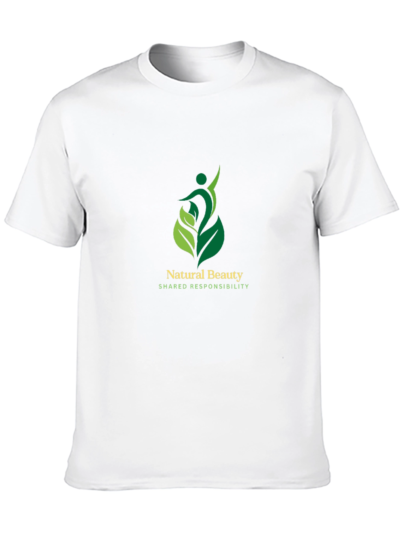 Nature Beauty Graphic Tee - Black