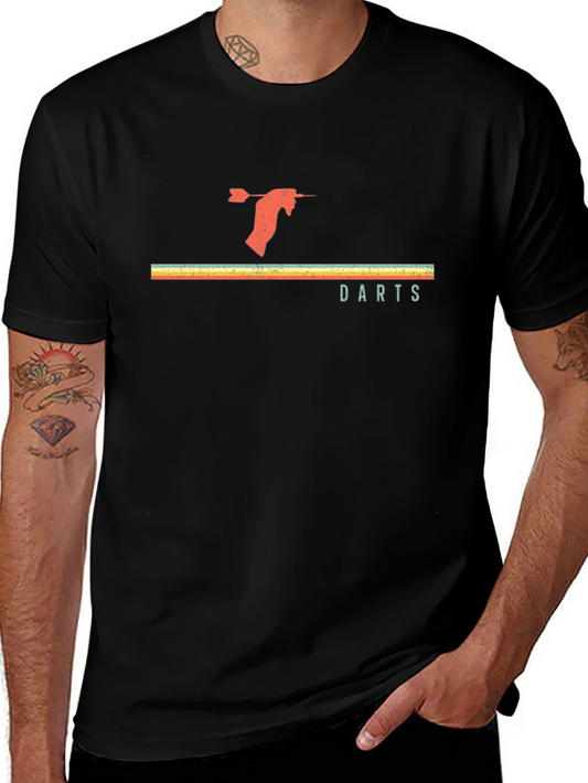 Retro Darts T-Shirt - Vintage Style Dart Throwing Tee