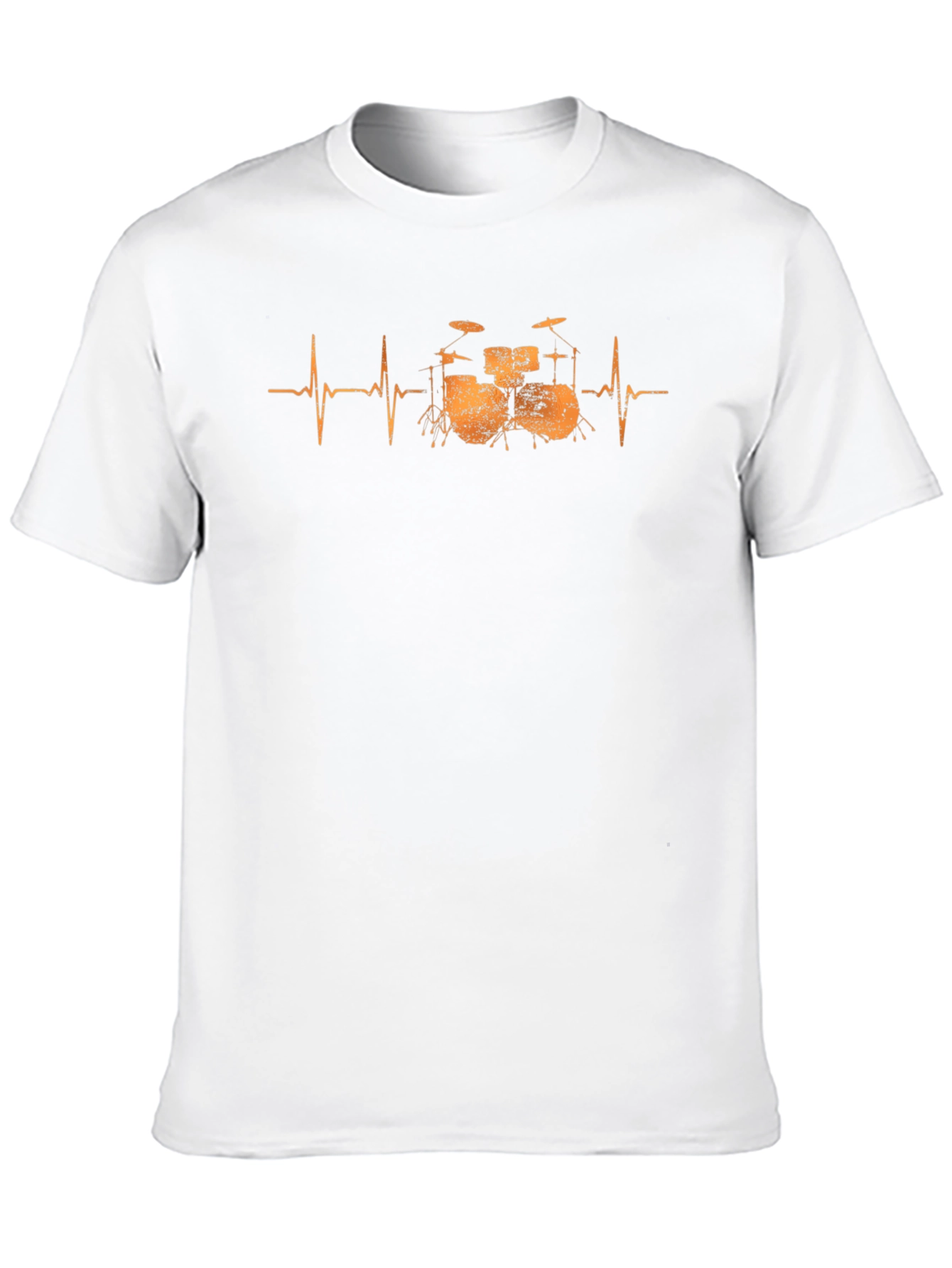Drum Heartbeat T-Shirt - Music Lover Tee