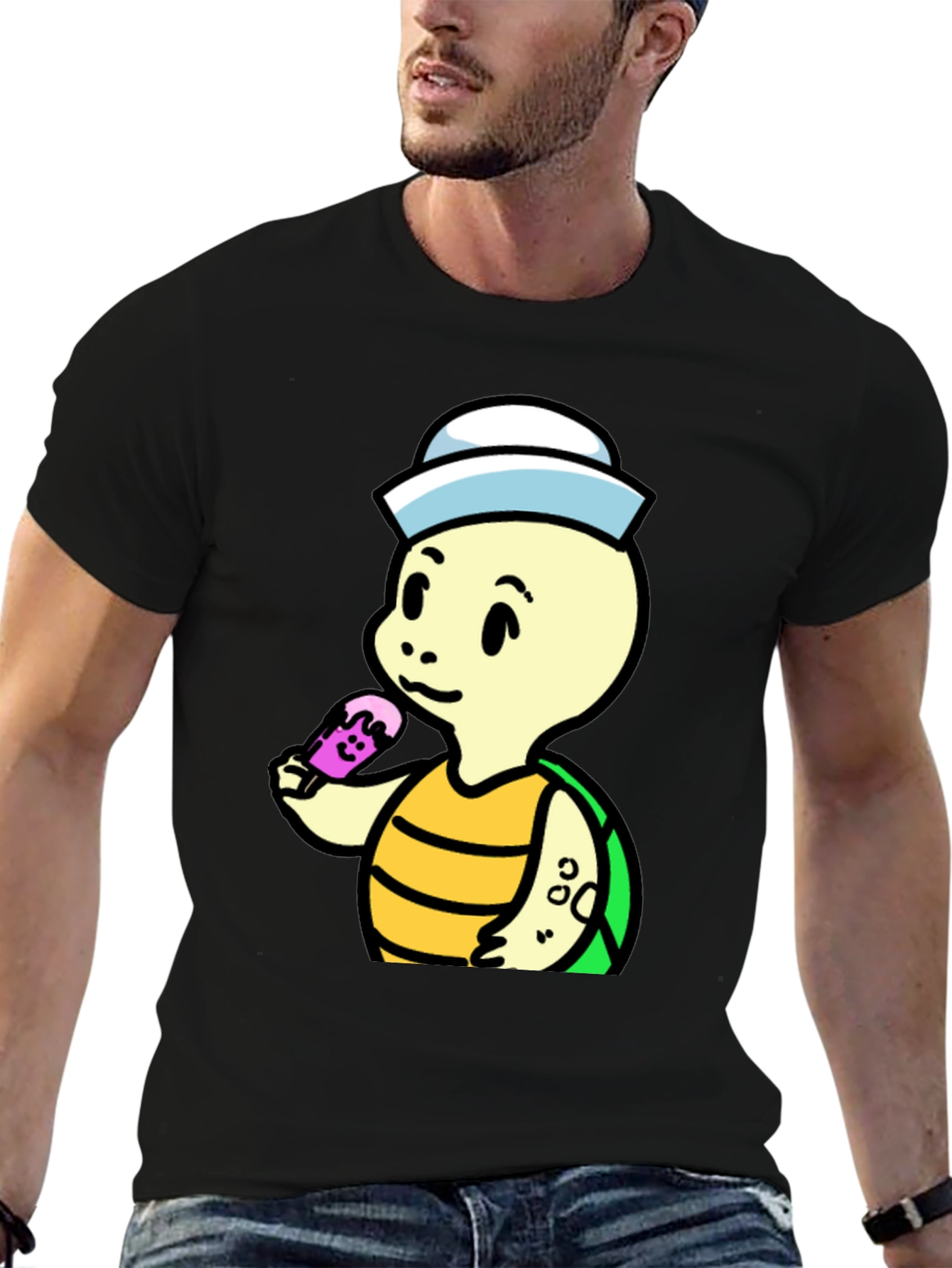 Cartoon Turtle Sailor T-Shirt