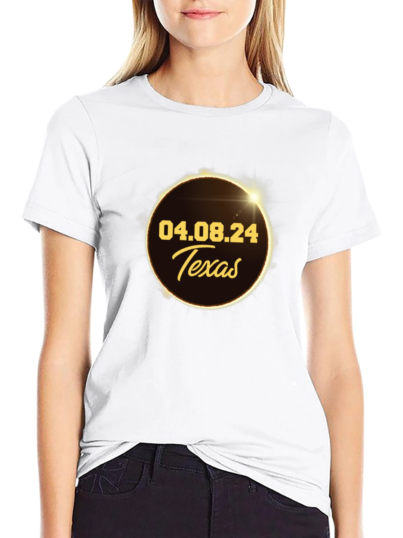 Texas Total Solar Eclipse 04.08.24 T-Shirt