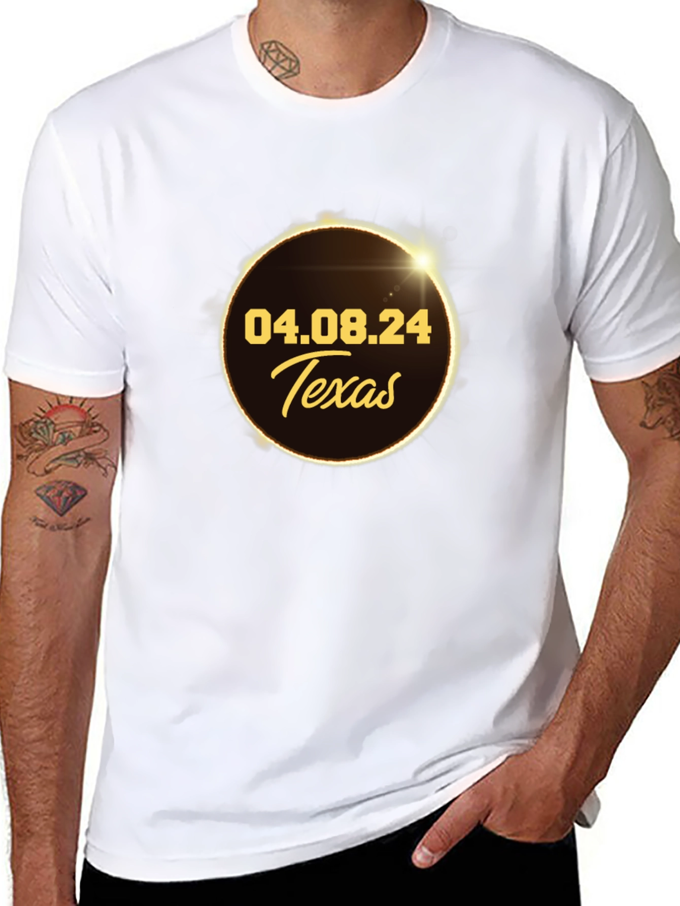 Texas Total Solar Eclipse 04.08.24 T-Shirt