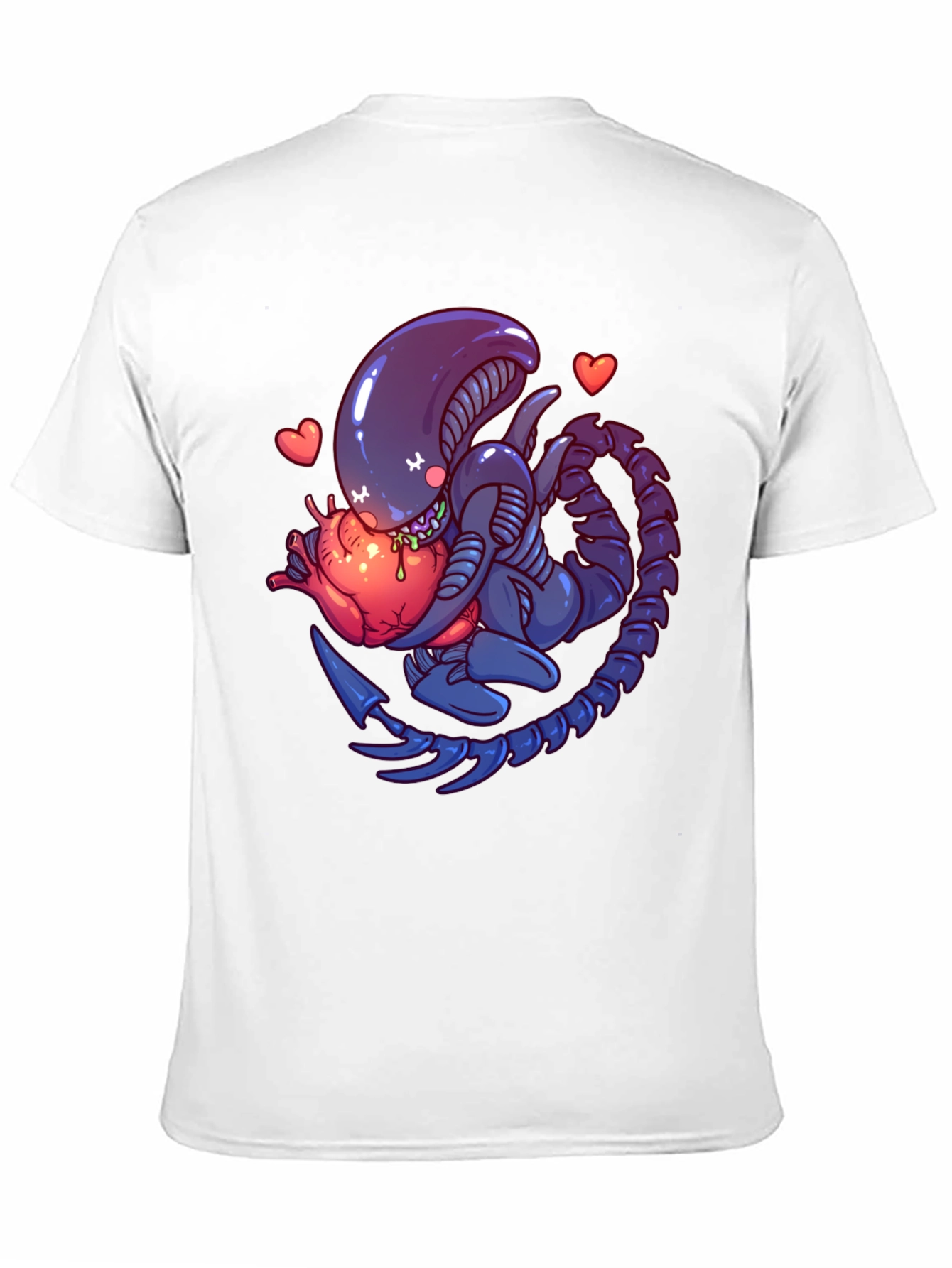 Alien Heart T-Shirt - Sci-Fi Love Tee