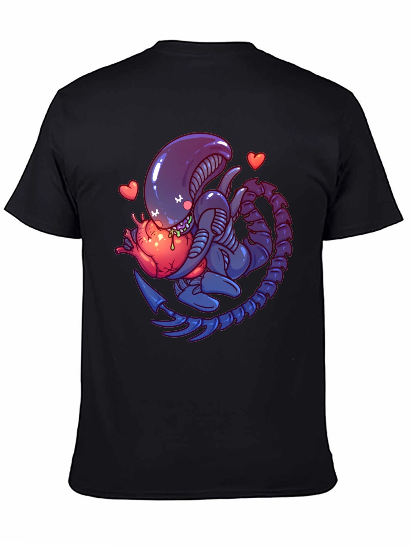 Alien Heart T-Shirt - Sci-Fi Love Tee