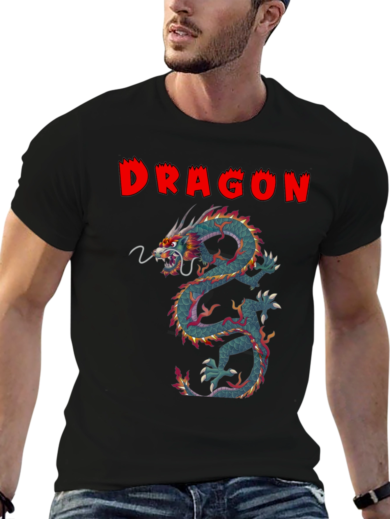 Dragon Graphic Tee - Cool Creature Design