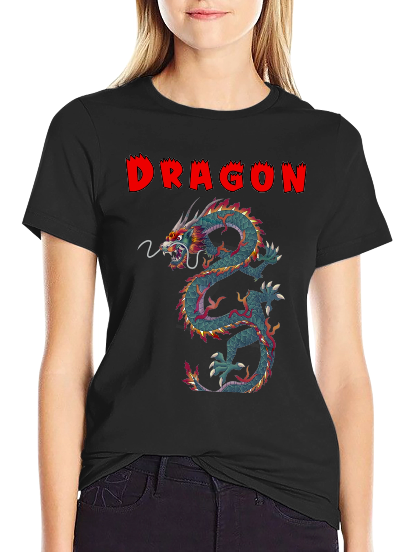 Dragon Graphic Tee - Cool Creature Design