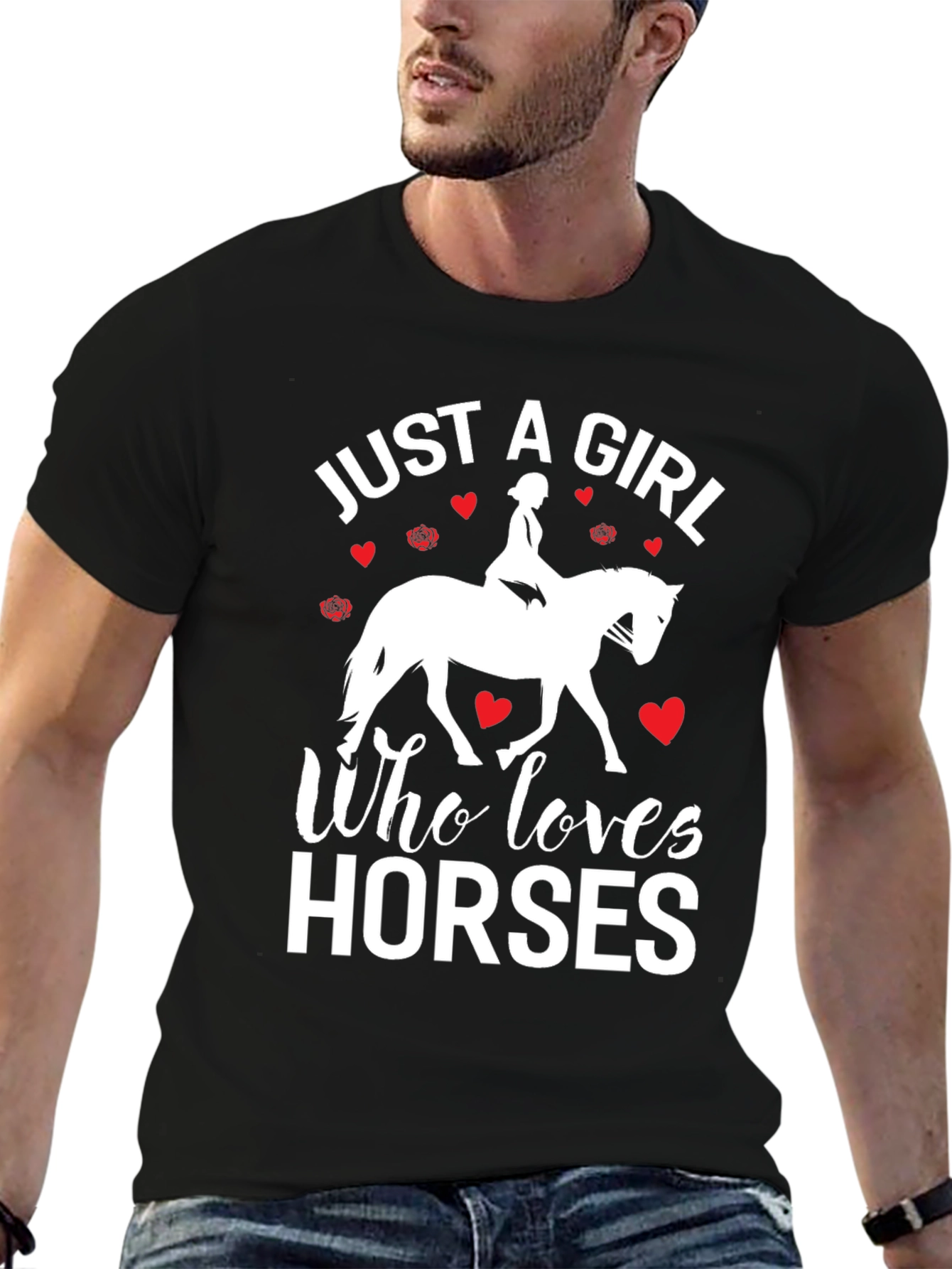 Just a Girl Who Loves Horses T-Shirt