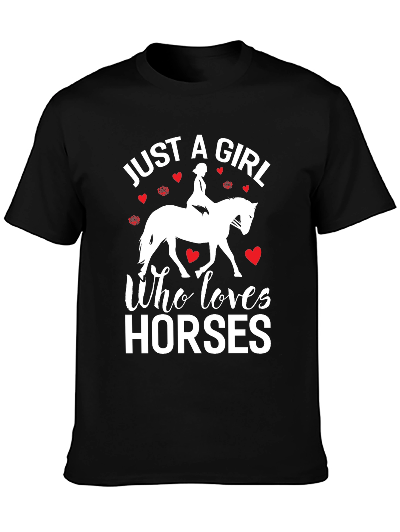 Just a Girl Who Loves Horses T-Shirt