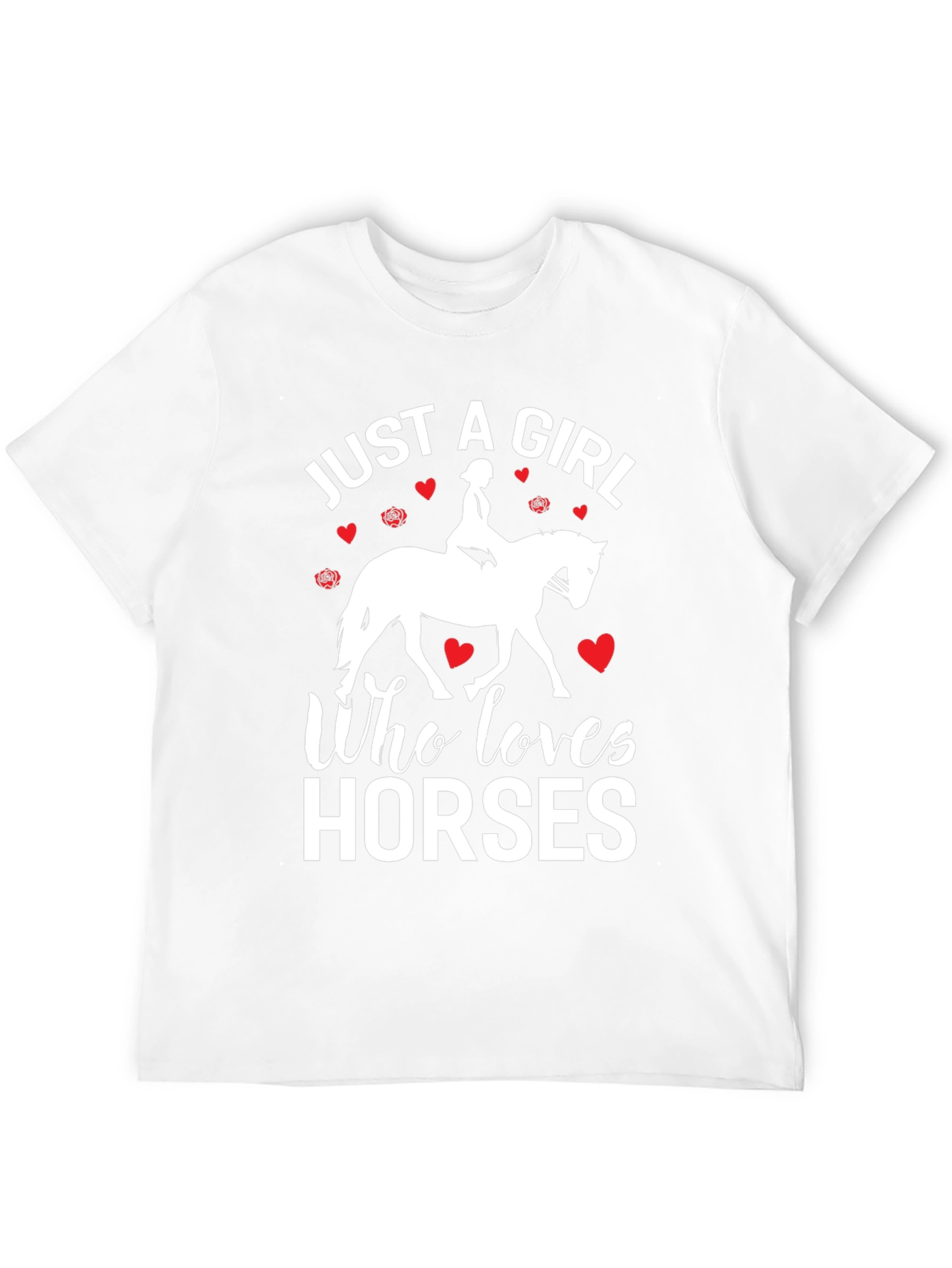 Just a Girl Who Loves Horses T-Shirt