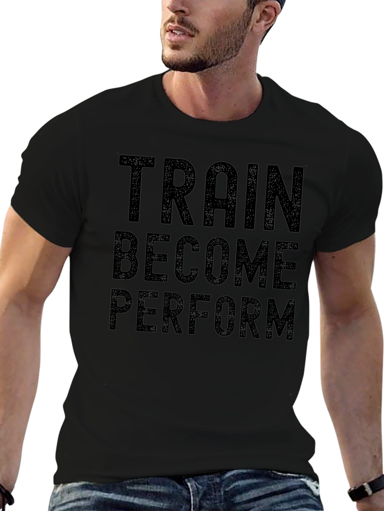 Train Become Perform Graphic Tee
