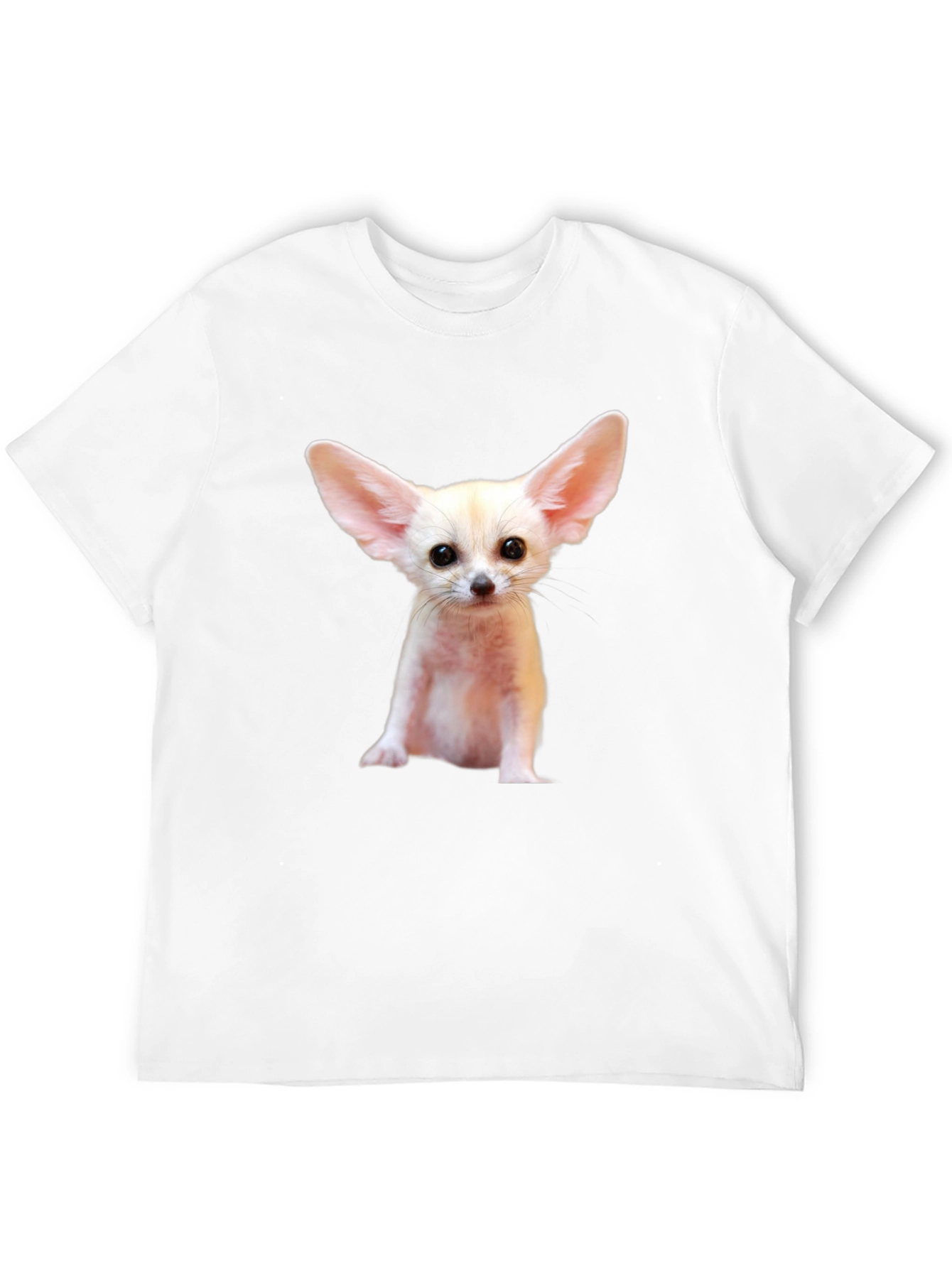 Fennec Fox Graphic Tee - Black Unisex T-Shirt