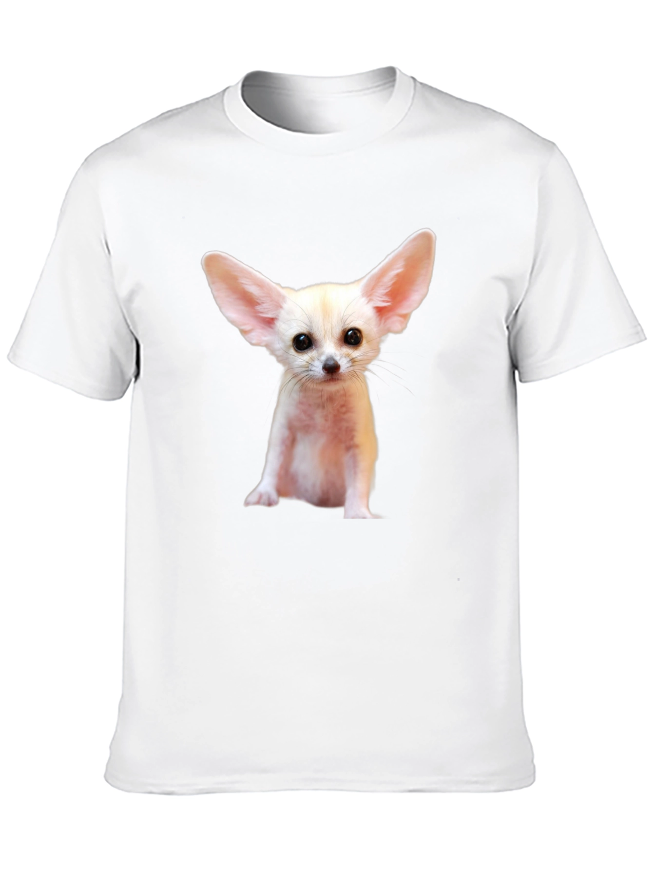 Fennec Fox Graphic Tee - Black Unisex T-Shirt