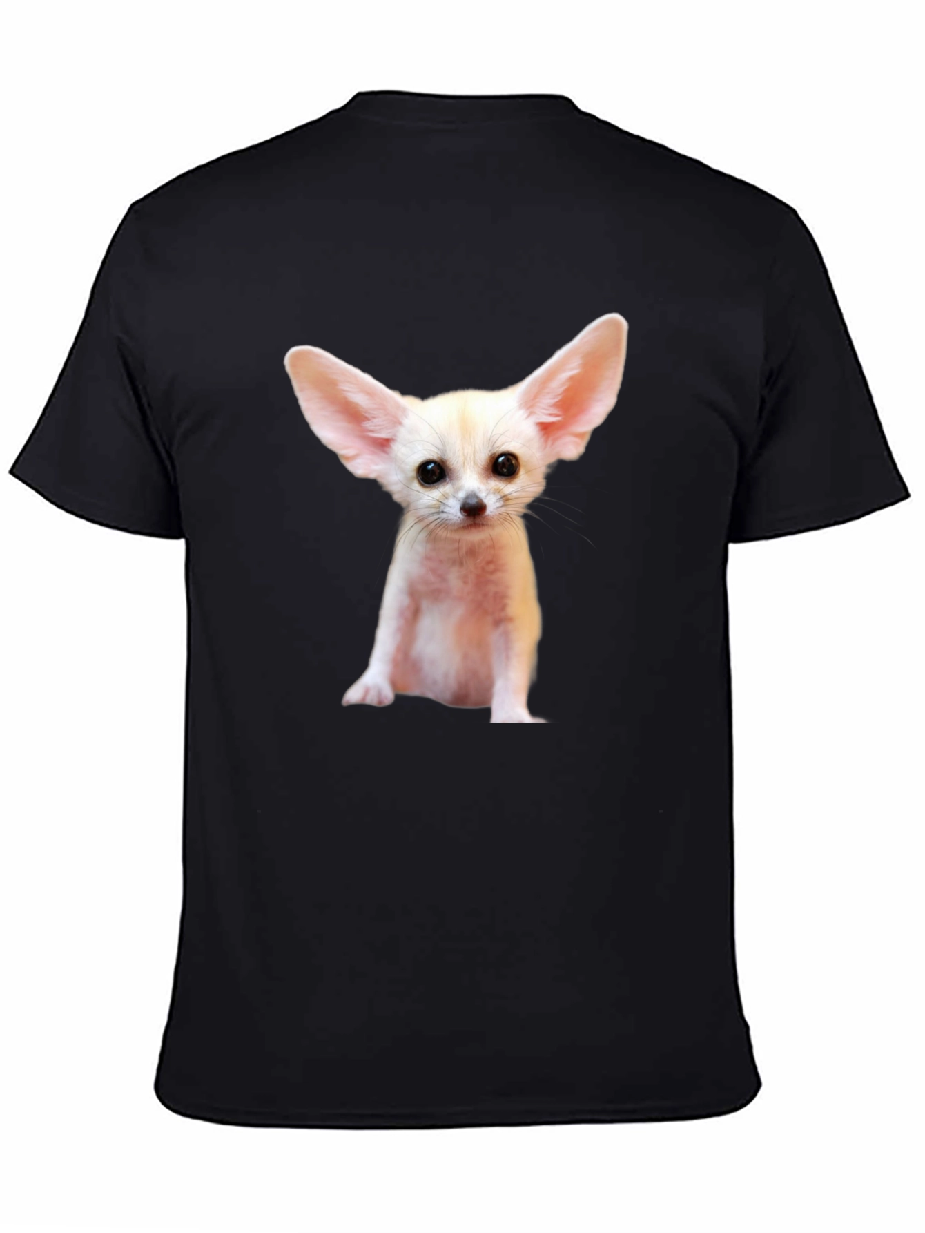 Fennec Fox Graphic Tee - Black Unisex T-Shirt
