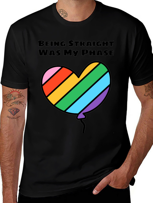 Gay Pride LGBTQ+ Rainbow Heart Balloon T-Shirt