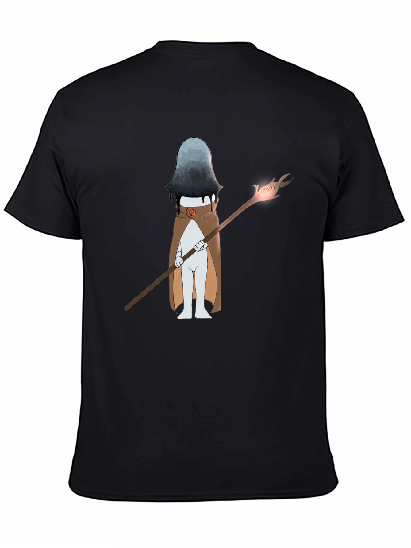 Mage Graphic Print T-Shirt - Black