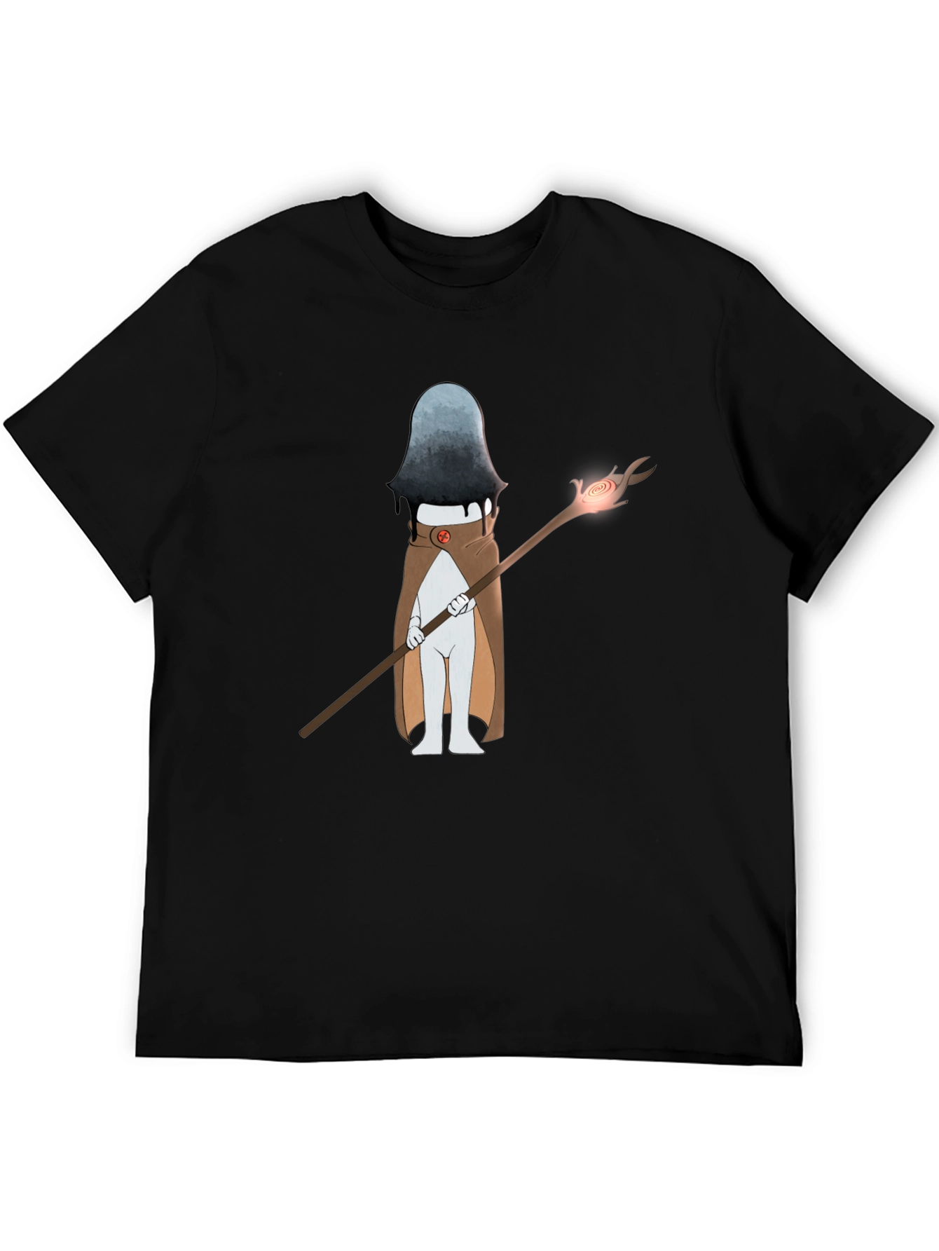Mage Graphic Print T-Shirt - Black