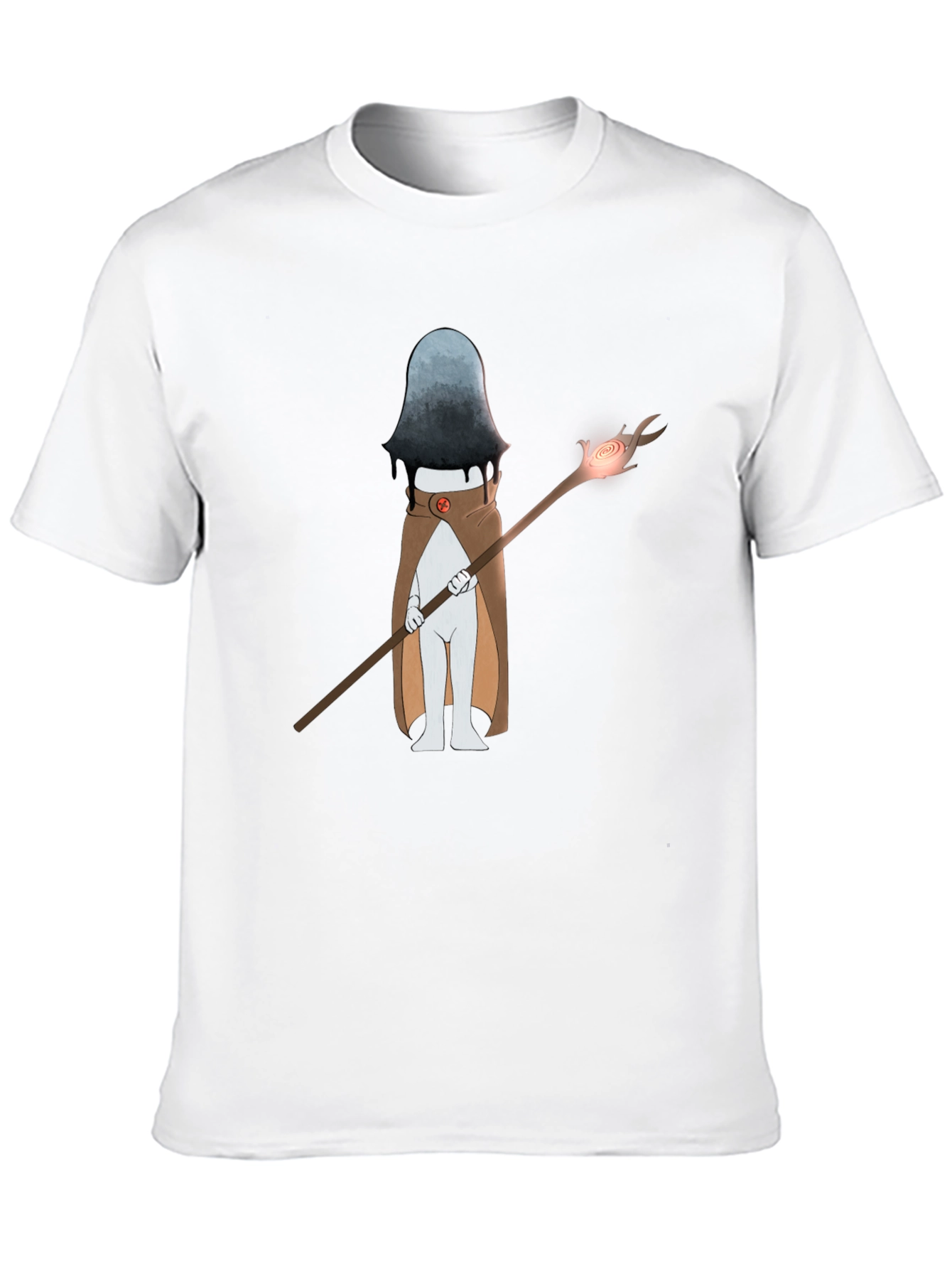 Mage Graphic Print T-Shirt - Black
