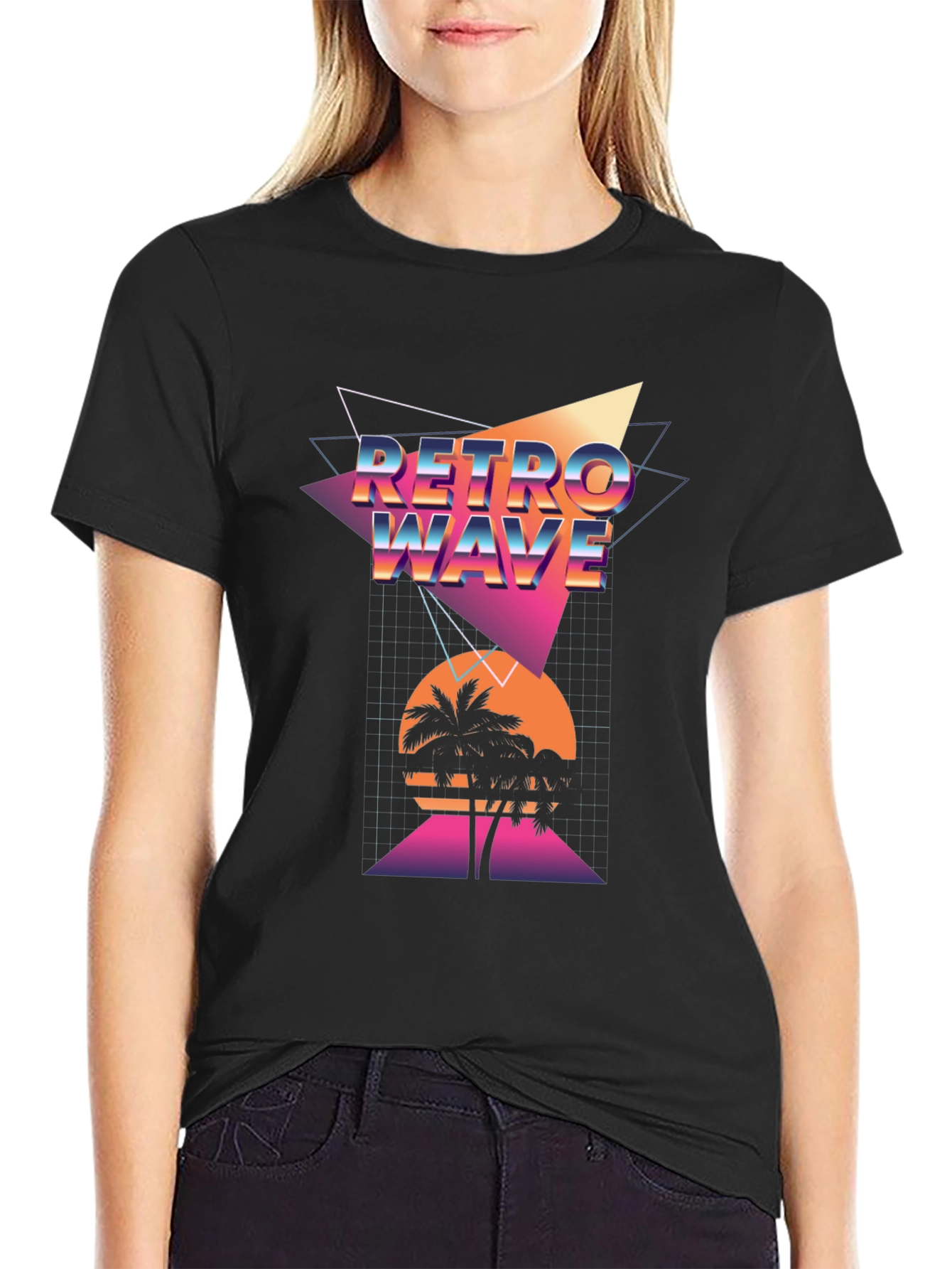 Retro Wave Graphic T-Shirt