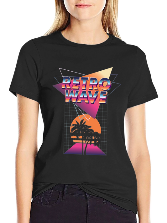 Retro Wave Graphic T-Shirt