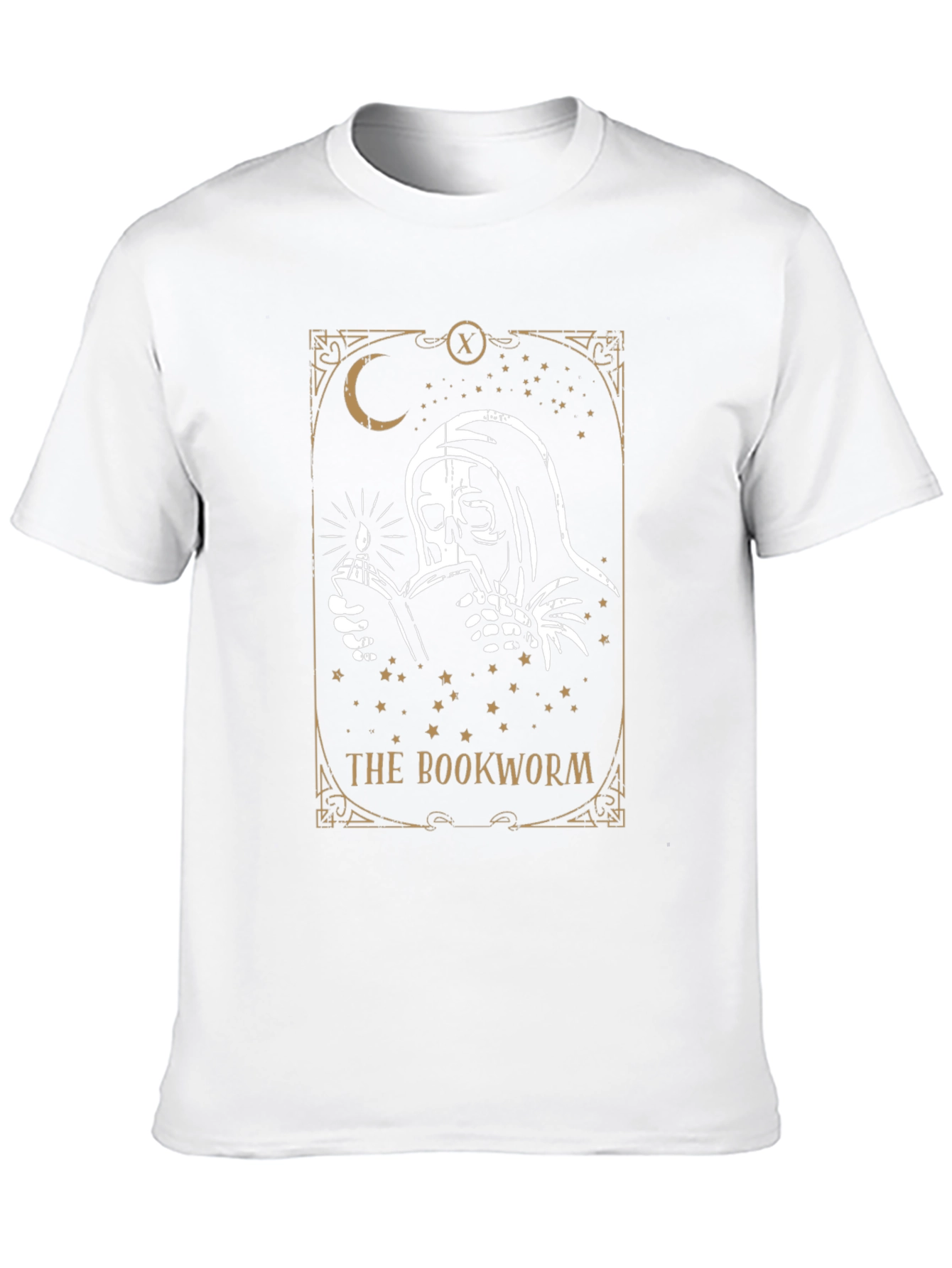 The Bookworm T-Shirt - Reading Grim Reaper Tee