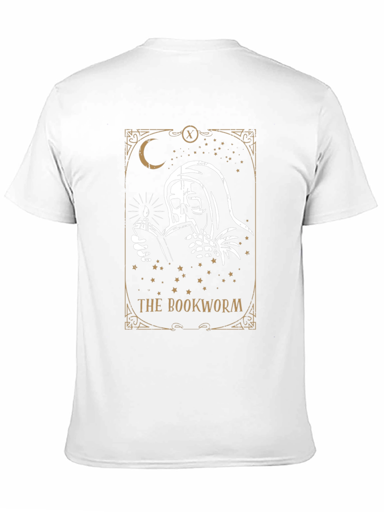The Bookworm T-Shirt - Reading Grim Reaper Tee