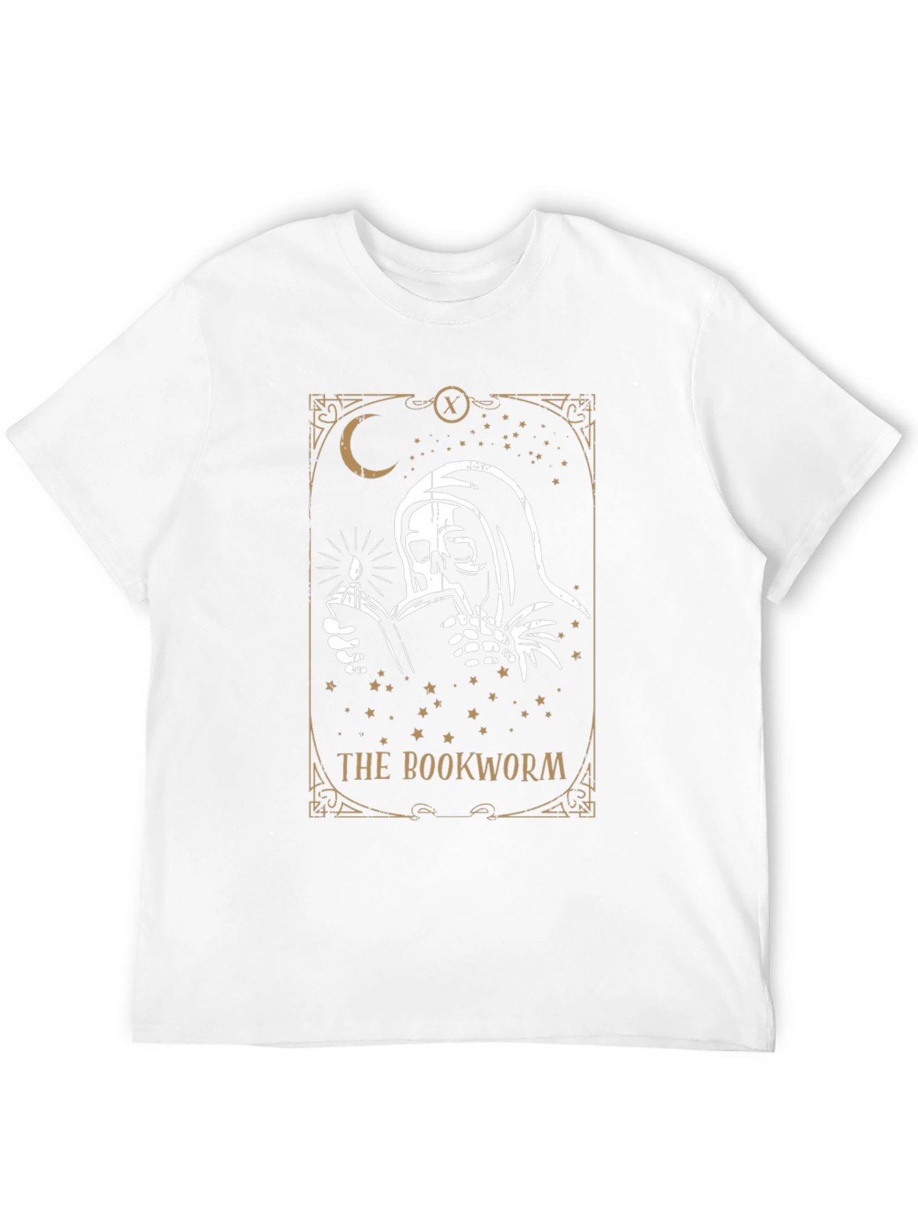 The Bookworm T-Shirt - Reading Grim Reaper Tee