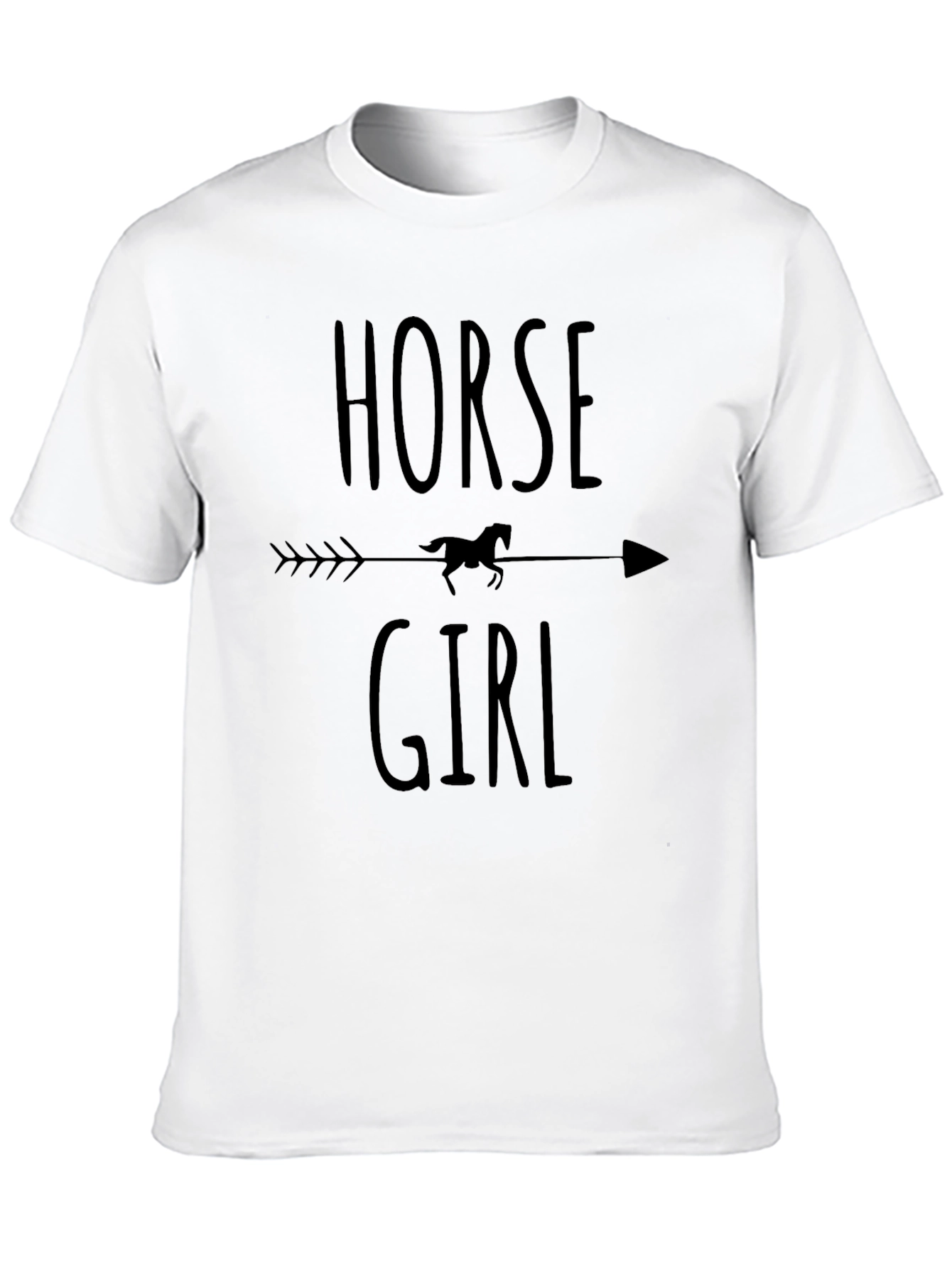 Horse Girl Graphic Tee - Arrow Design