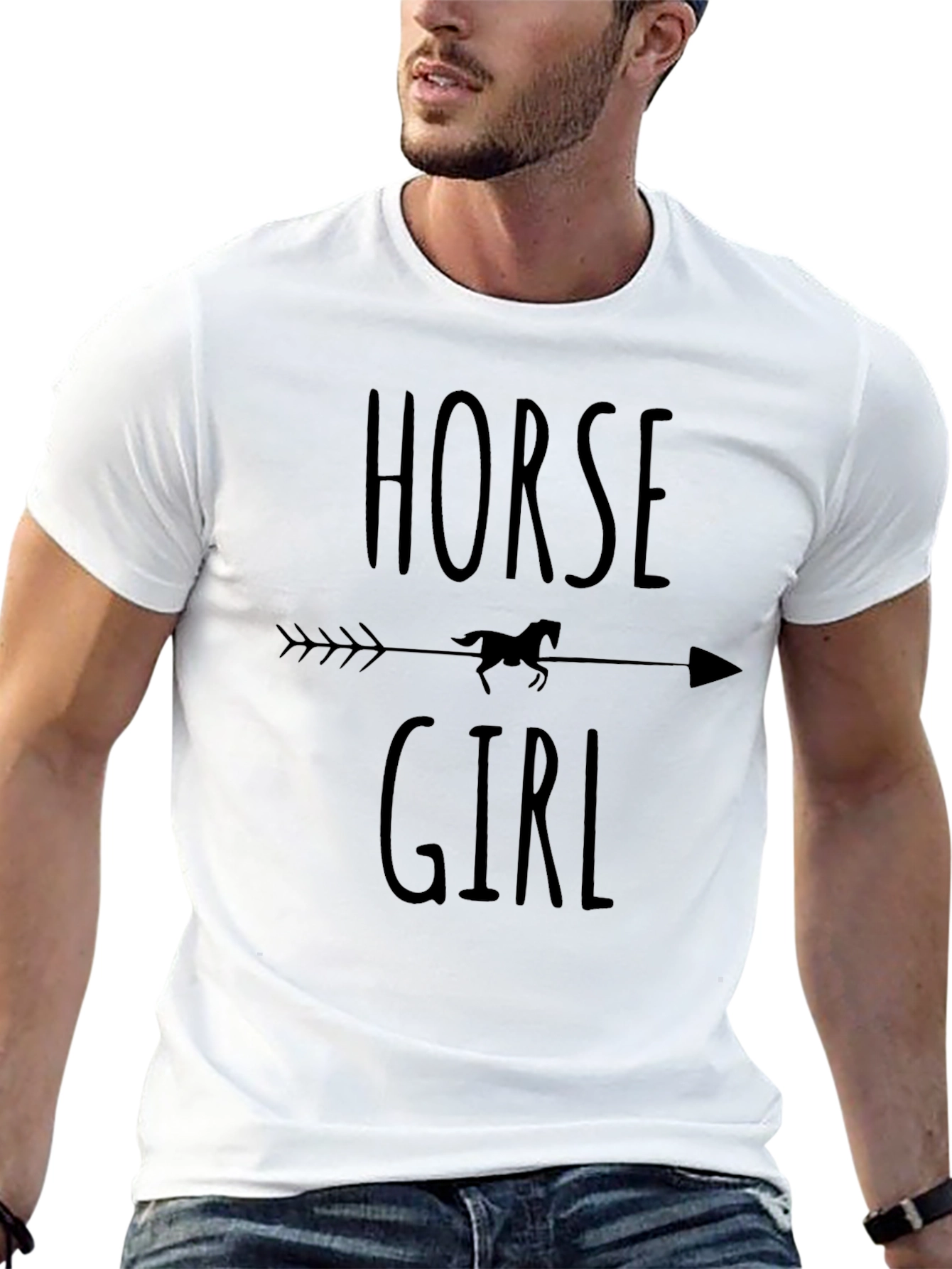 Horse Girl Graphic Tee - Arrow Design