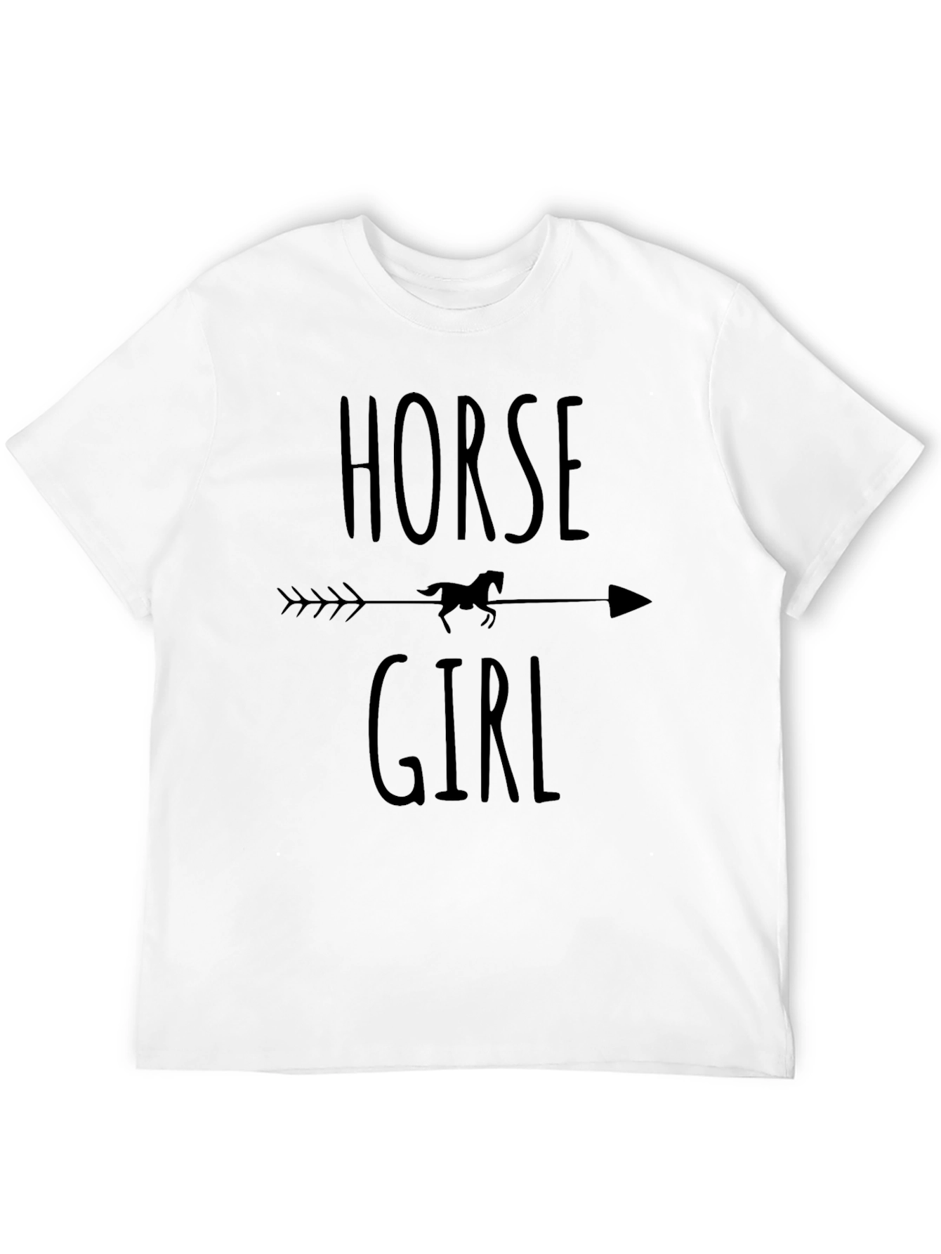 Horse Girl Graphic Tee - Arrow Design