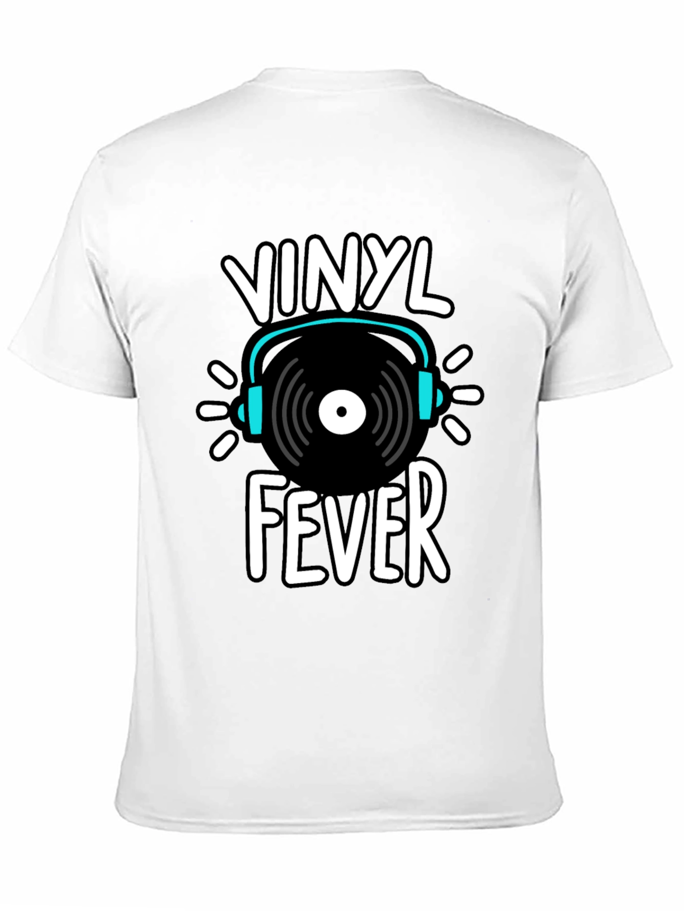 Vinyl Fever Graphic Tee - Music Lover Shirt