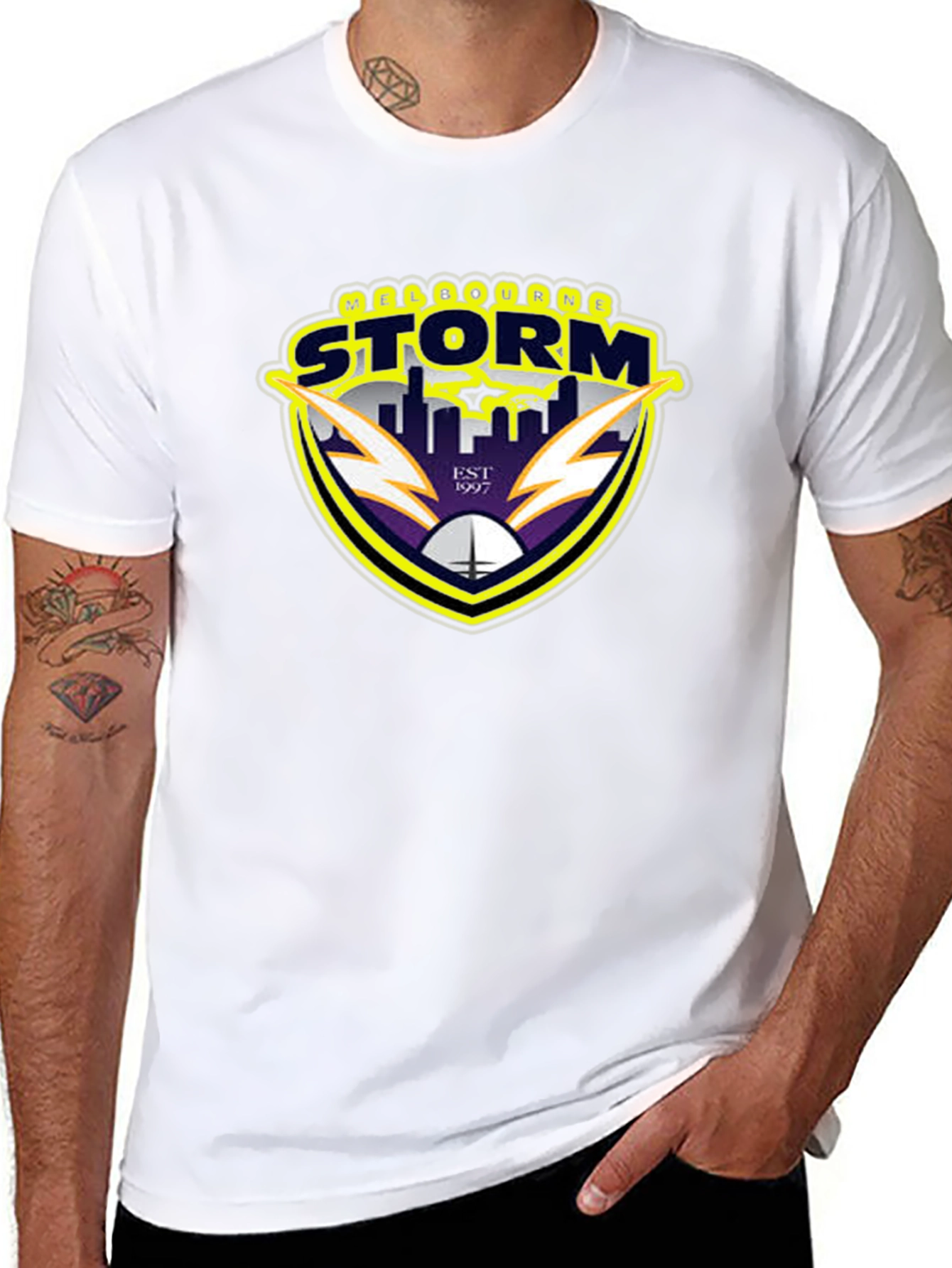 Melbourne Storm Black T-Shirt