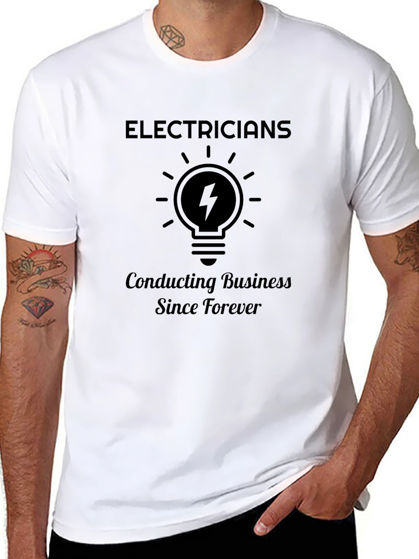 Electricians Conducting Business T-Shirt