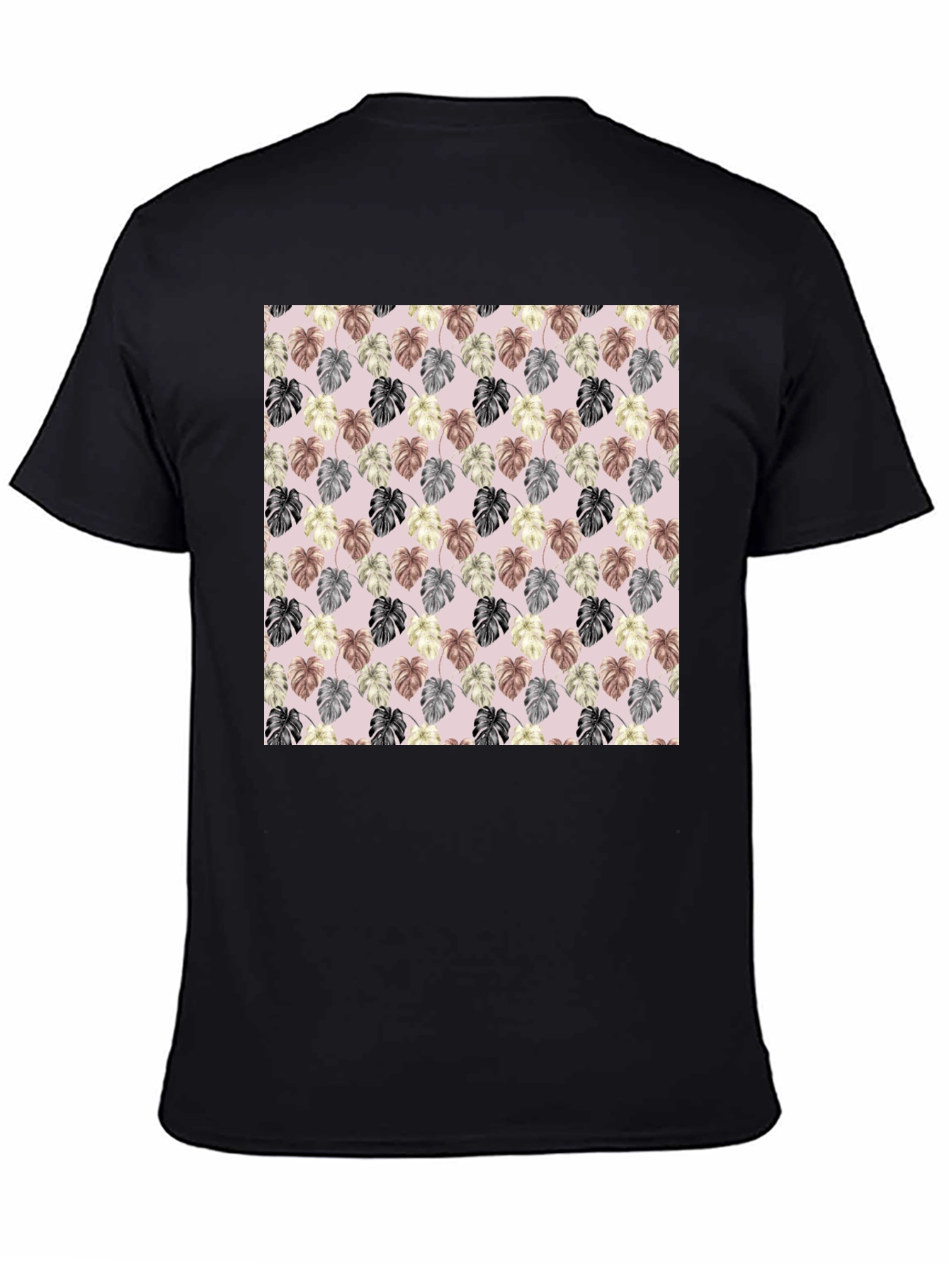 Tropical Leaf Print T-Shirt
