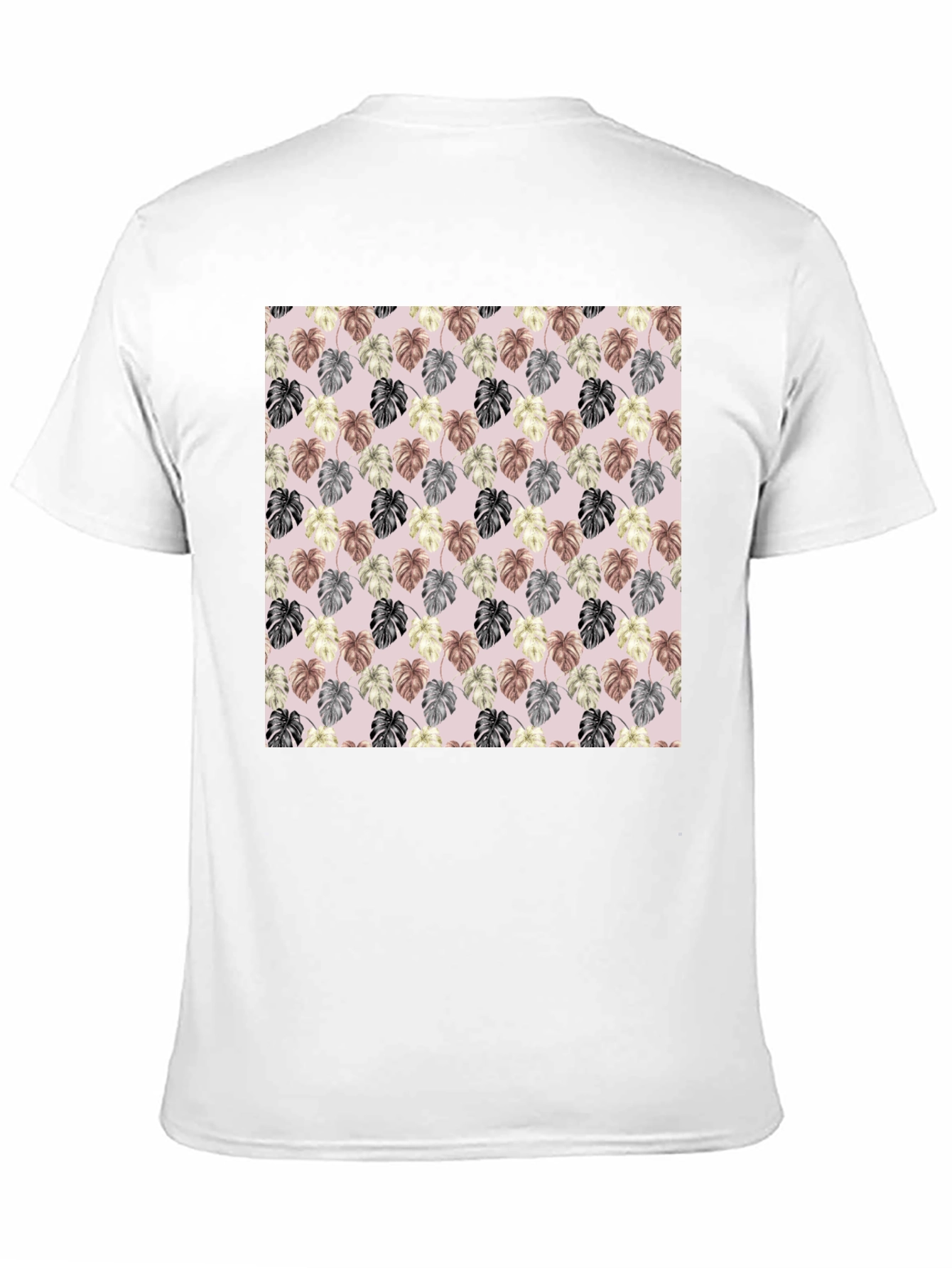 Tropical Leaf Print T-Shirt