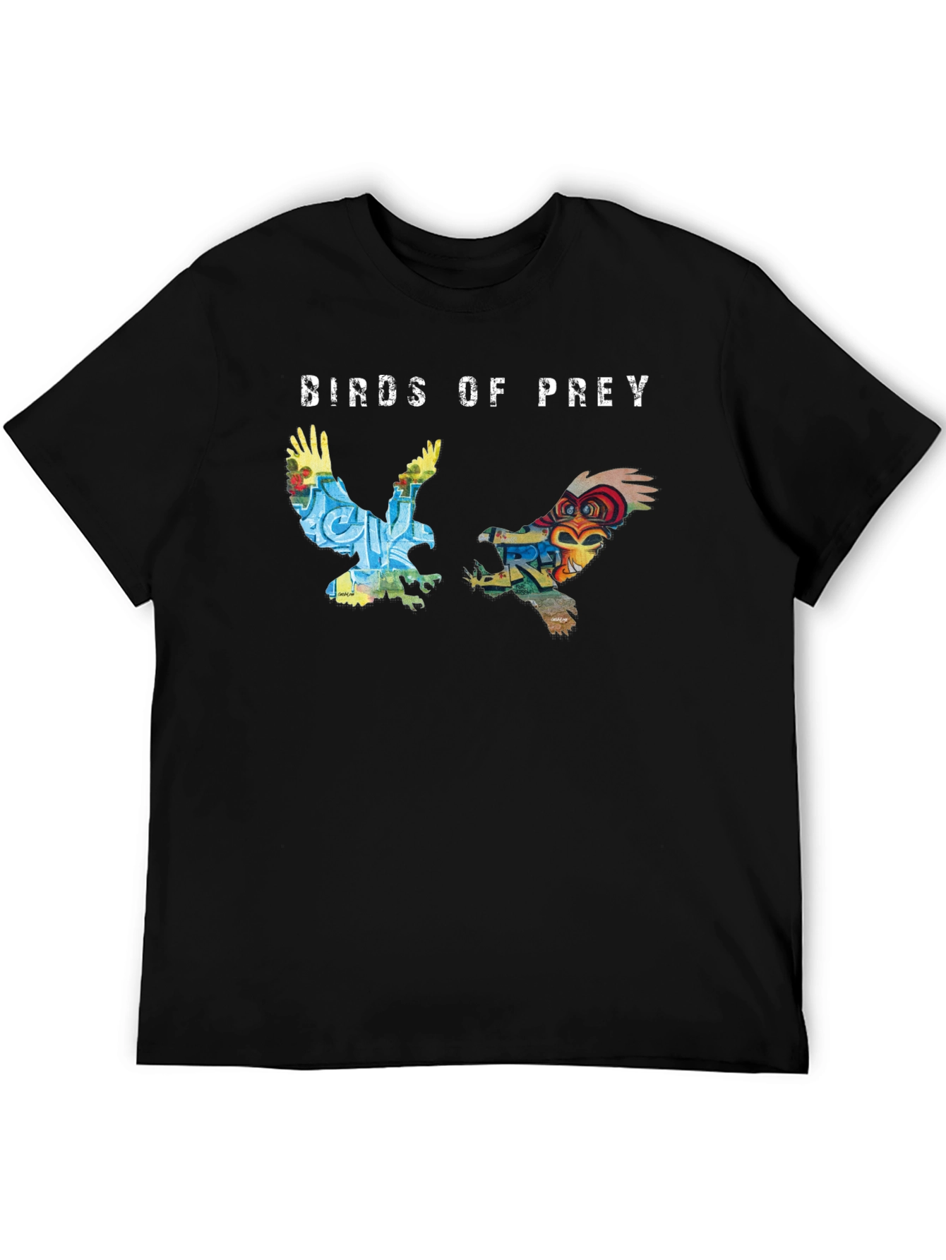 Birds of Prey Graphic T-Shirt Black
