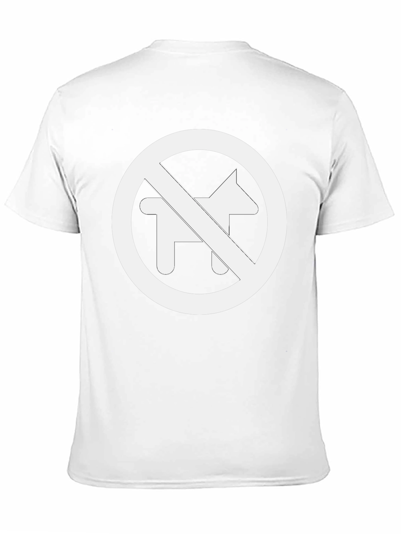 No Dogs Allowed T-Shirt - Graphic Tee