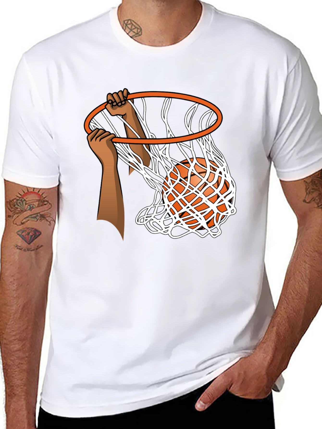 Slam Dunk Graphic Tee - Black
