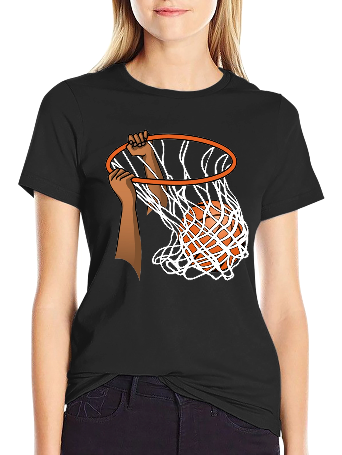 Slam Dunk Graphic Tee - Black