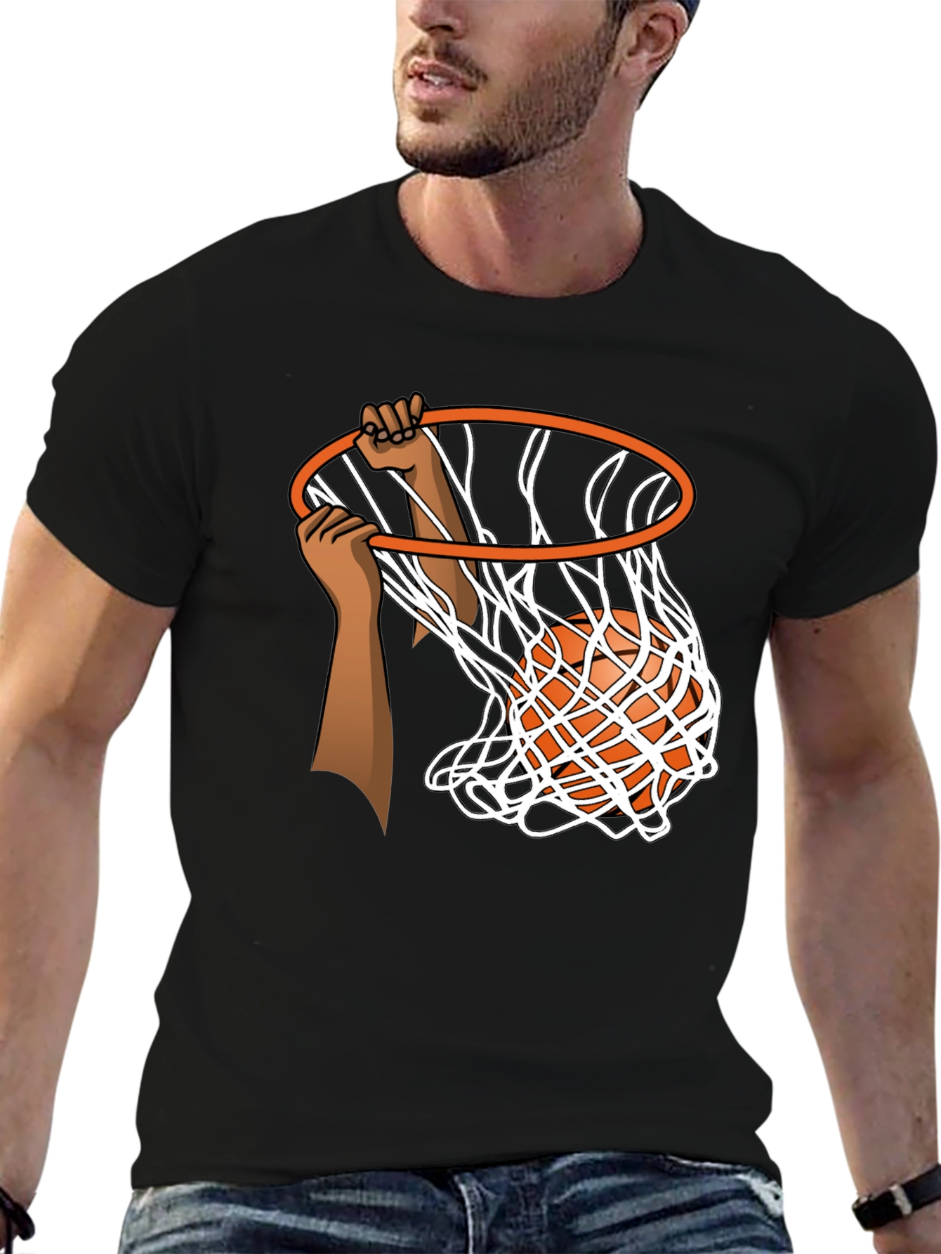 Slam Dunk Graphic Tee - Black