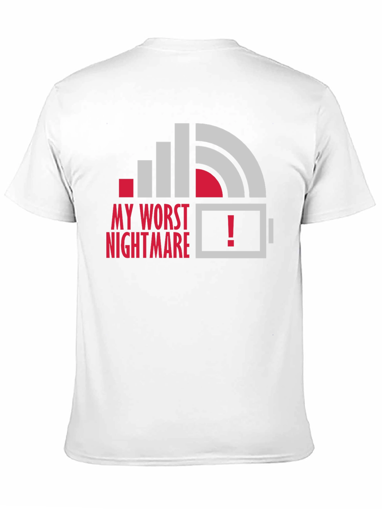 My Worst Nightmare Low Battery Graphic T-Shirt