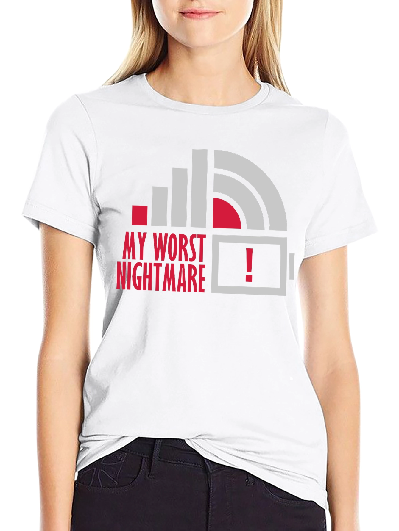 My Worst Nightmare Low Battery Graphic T-Shirt