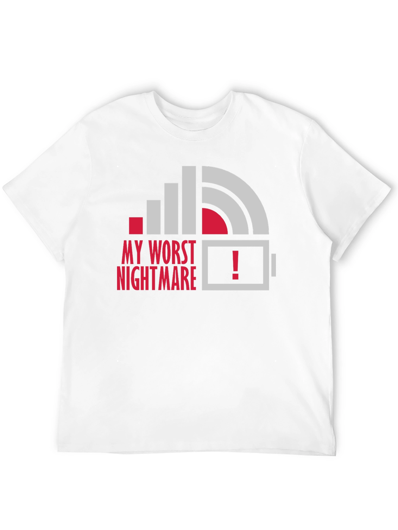 My Worst Nightmare Low Battery Graphic T-Shirt