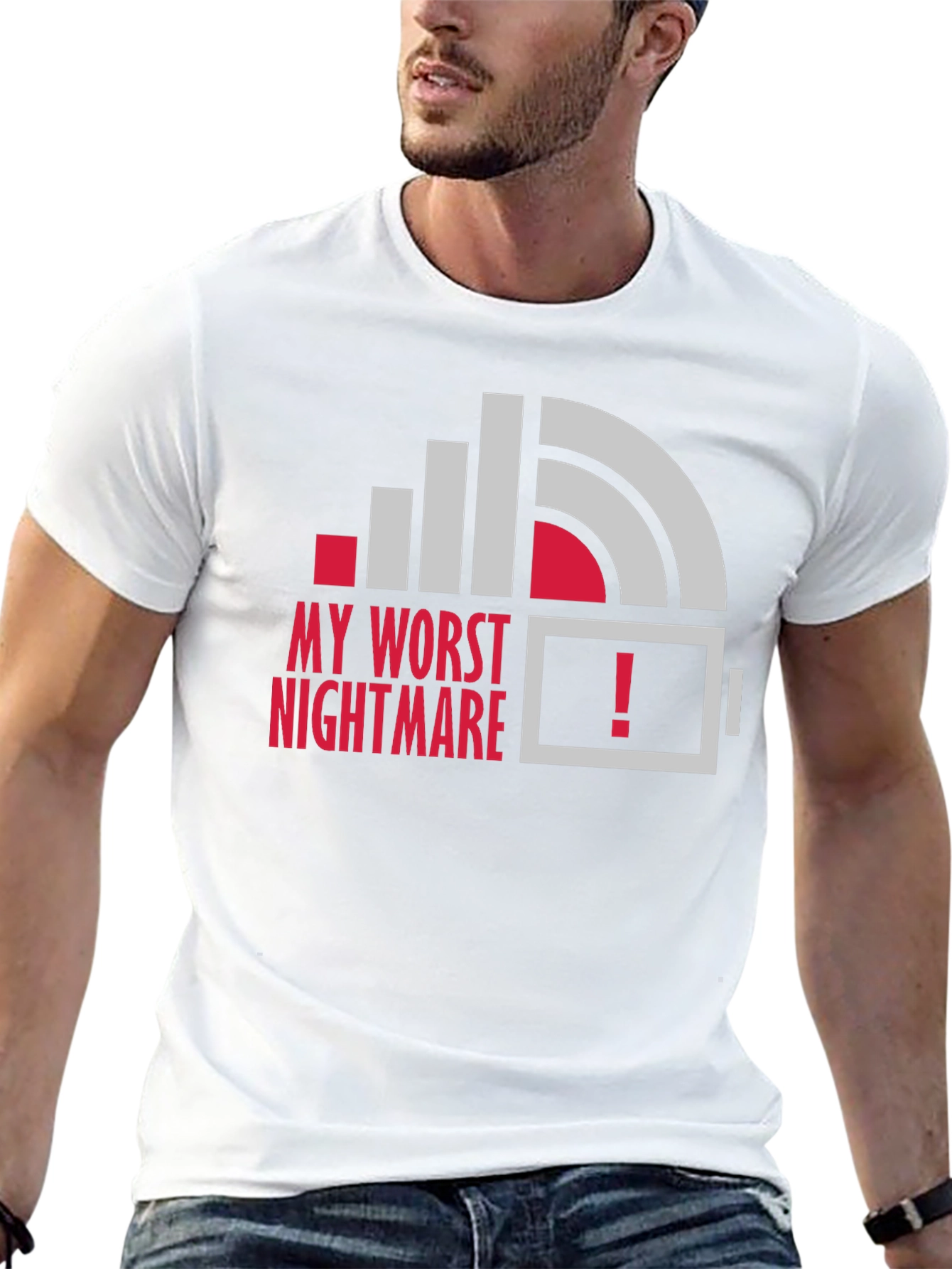 My Worst Nightmare Low Battery Graphic T-Shirt