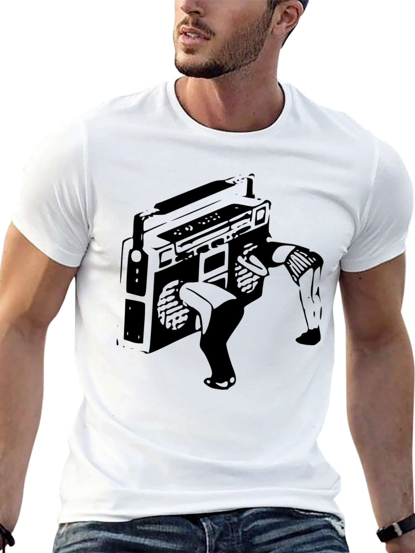 Retro Boombox T-Shirt