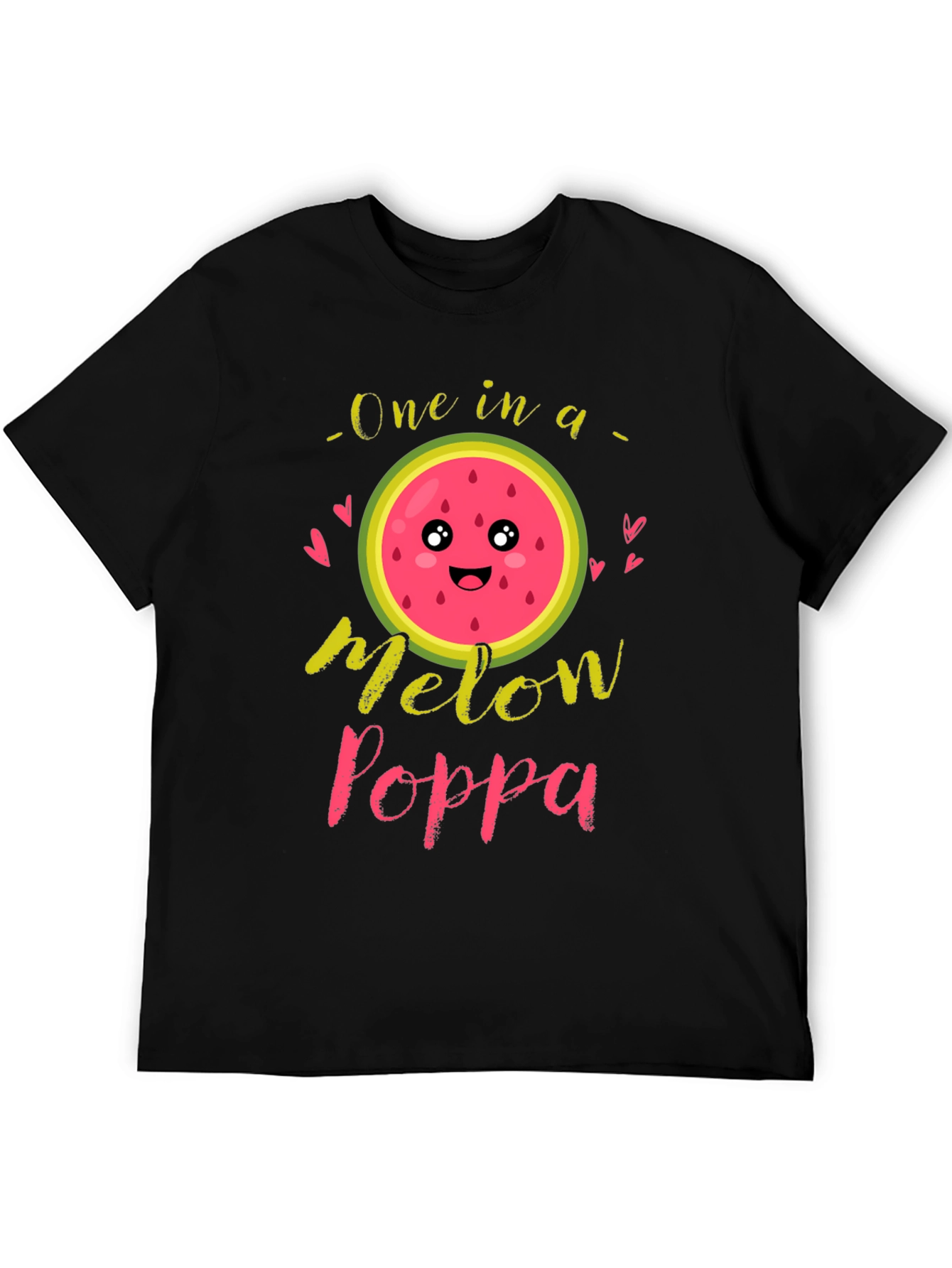 One in a Melon Poppa Black T-Shirt