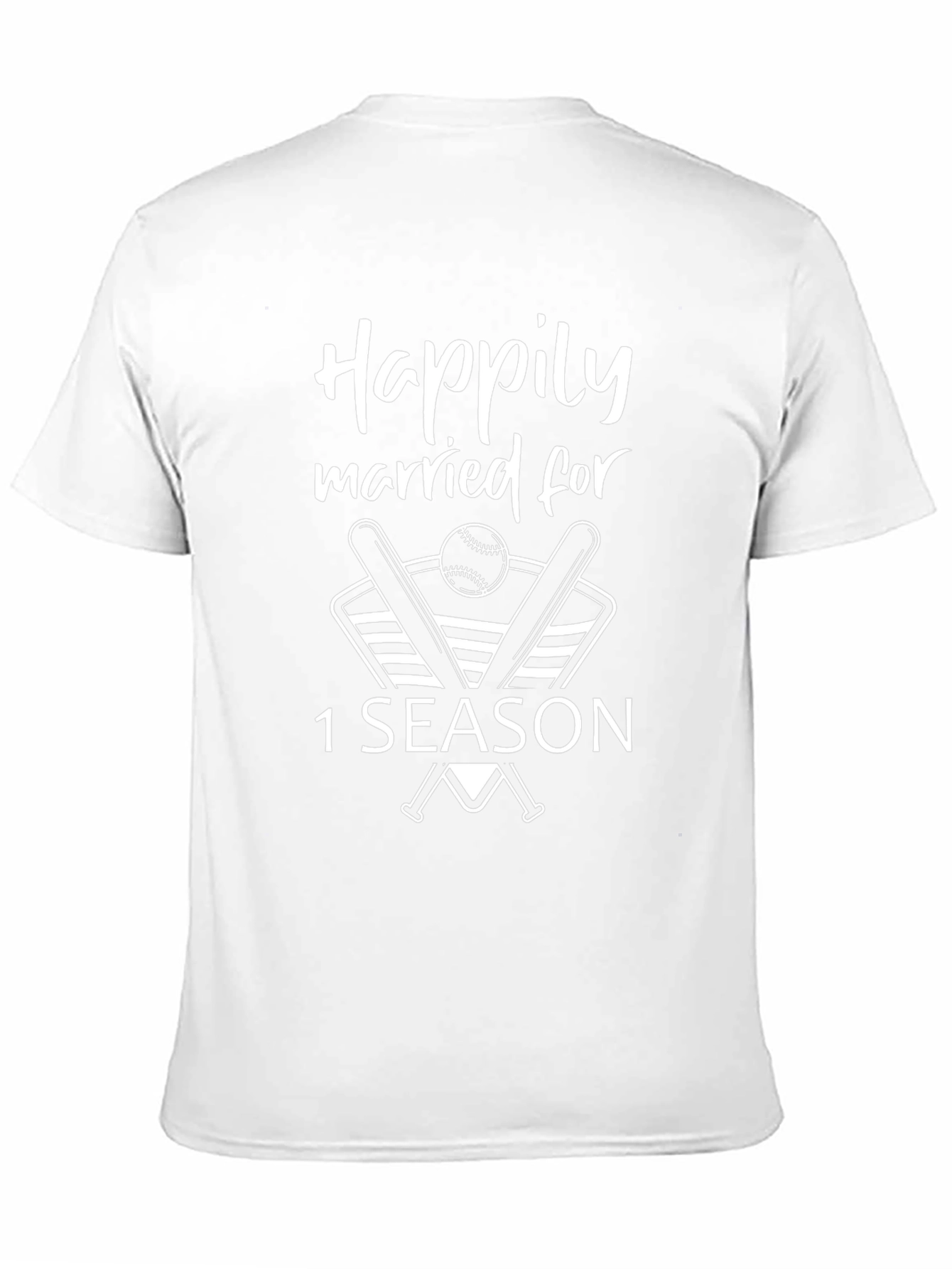 Happily Married Baseball T-Shirt