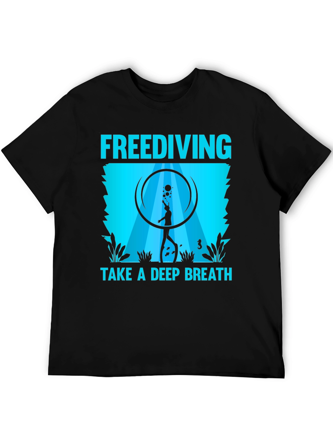 Freediving Take a Deep Breath Graphic T-Shirt
