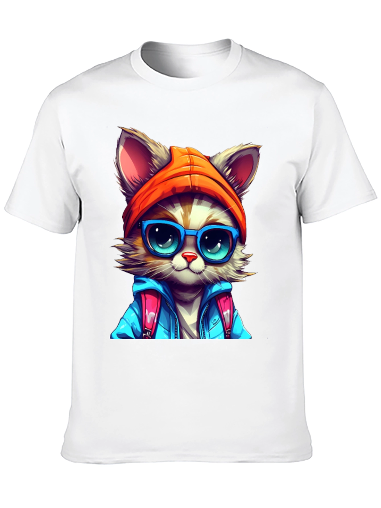 Cool Cat T-Shirt: Urban Style Kitten Tee