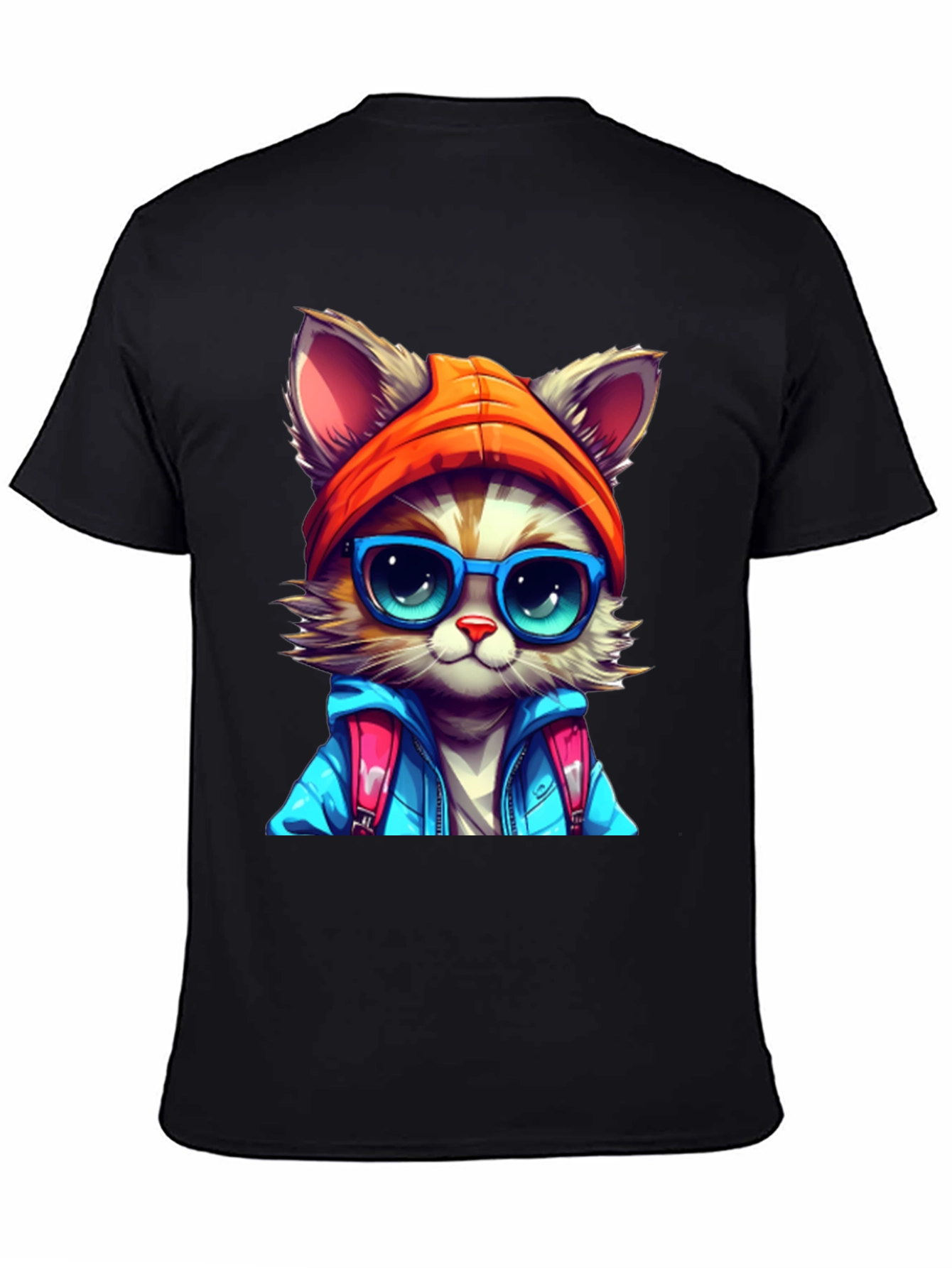 Cool Cat T-Shirt: Urban Style Kitten Tee