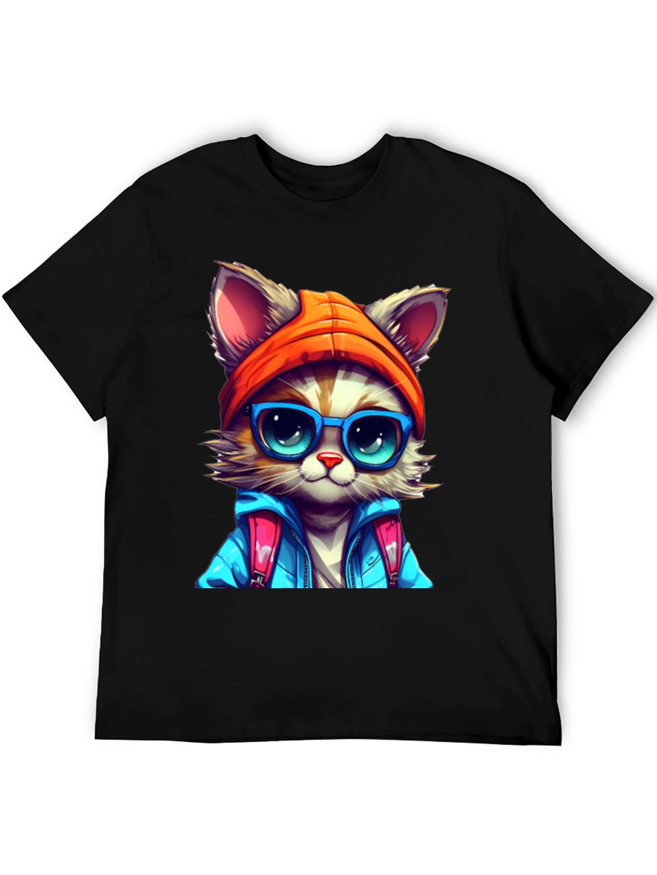 Cool Cat T-Shirt: Urban Style Kitten Tee